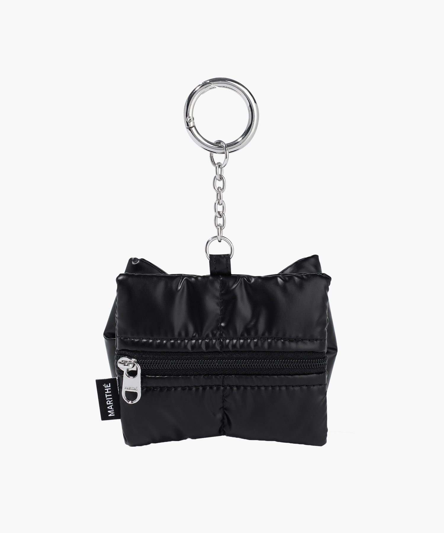 PADDING RIBBON POUCH KEYRING