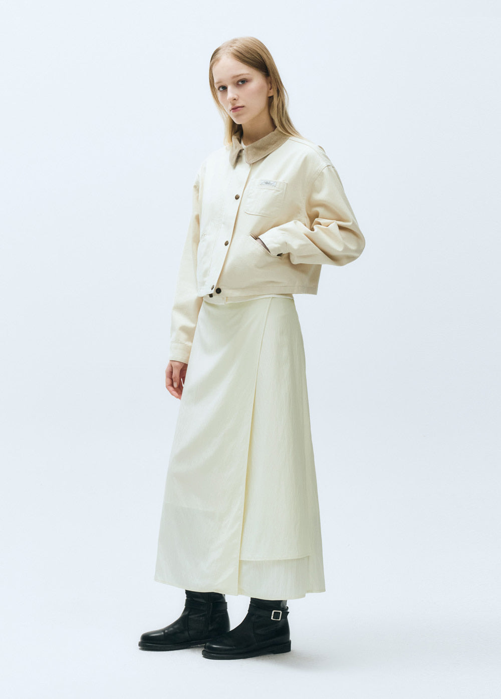 W WRAP LONG SKIRT