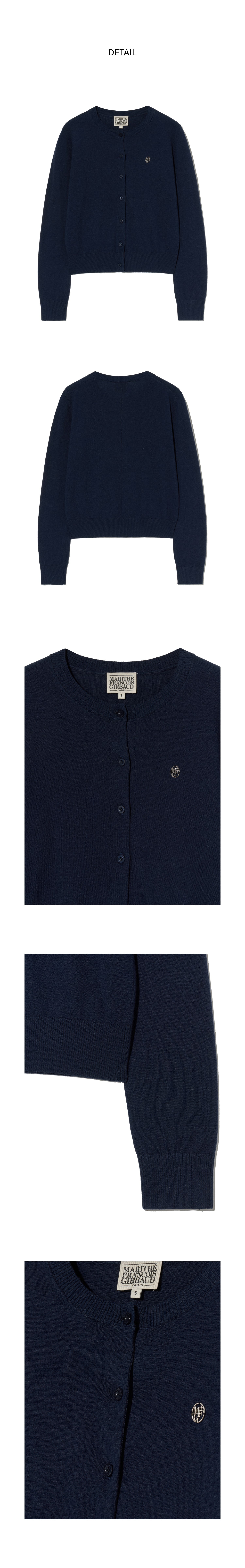 W ROUND NECK CARDIGAN