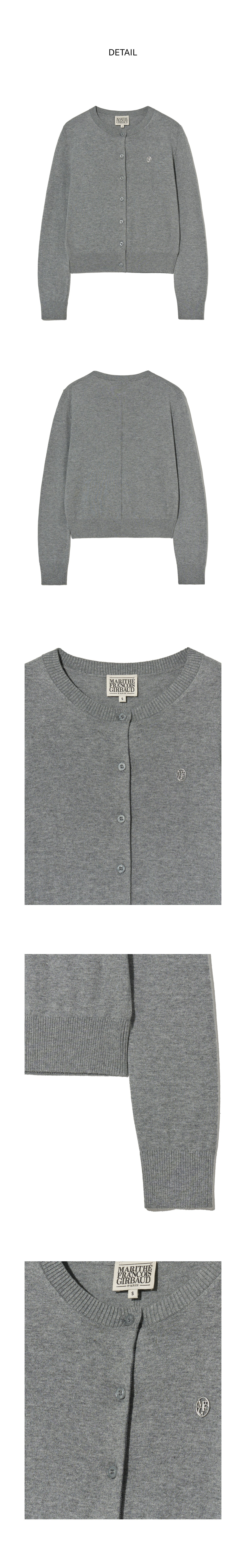W ROUND NECK CARDIGAN