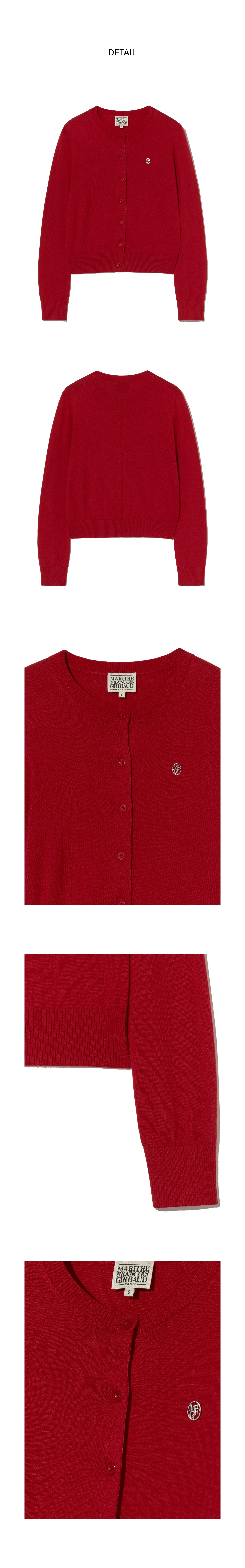 W ROUND NECK CARDIGAN