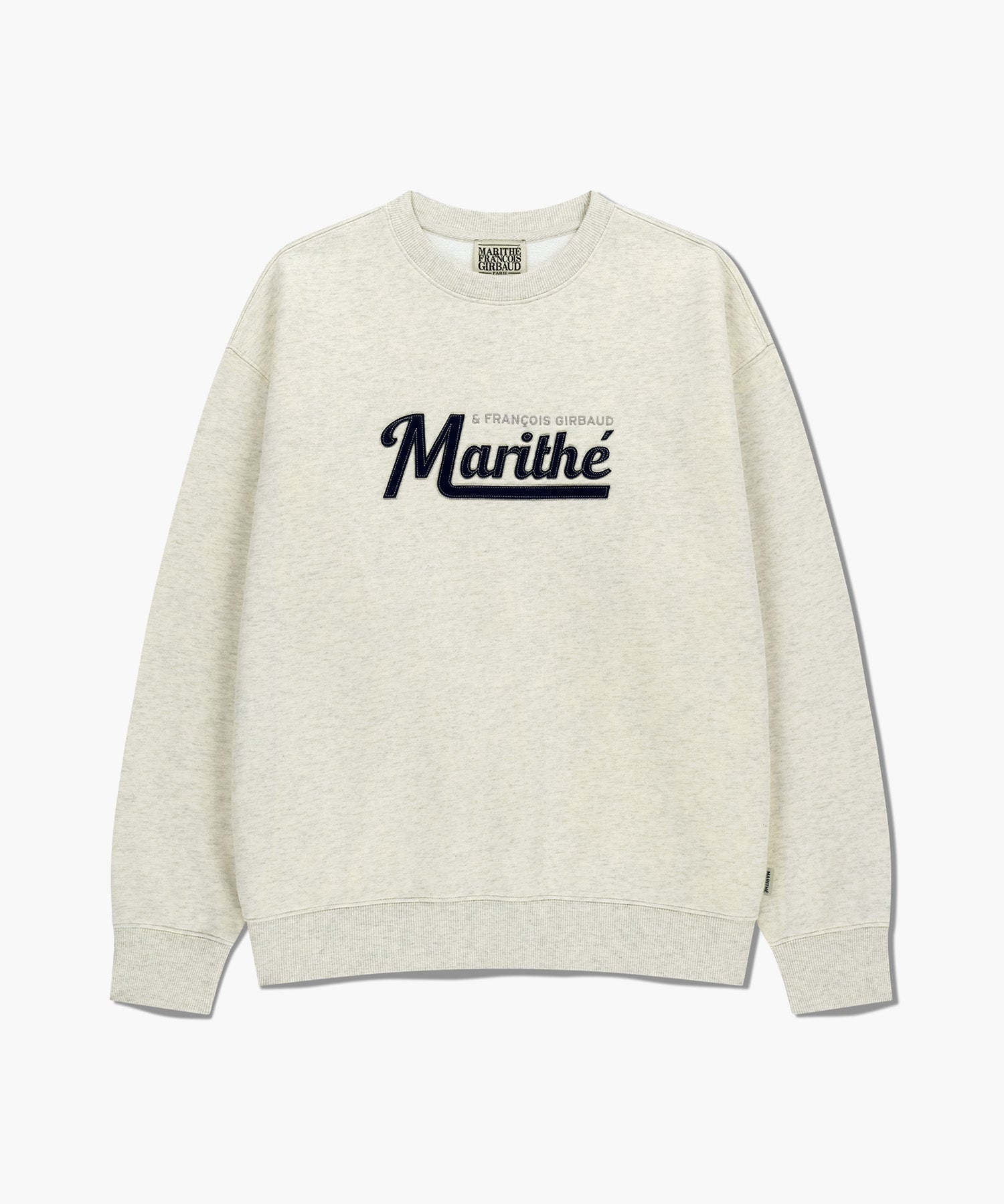 APPLIQUE LOGO OVERSIZED SWEATSHIRT (BRUSHED)