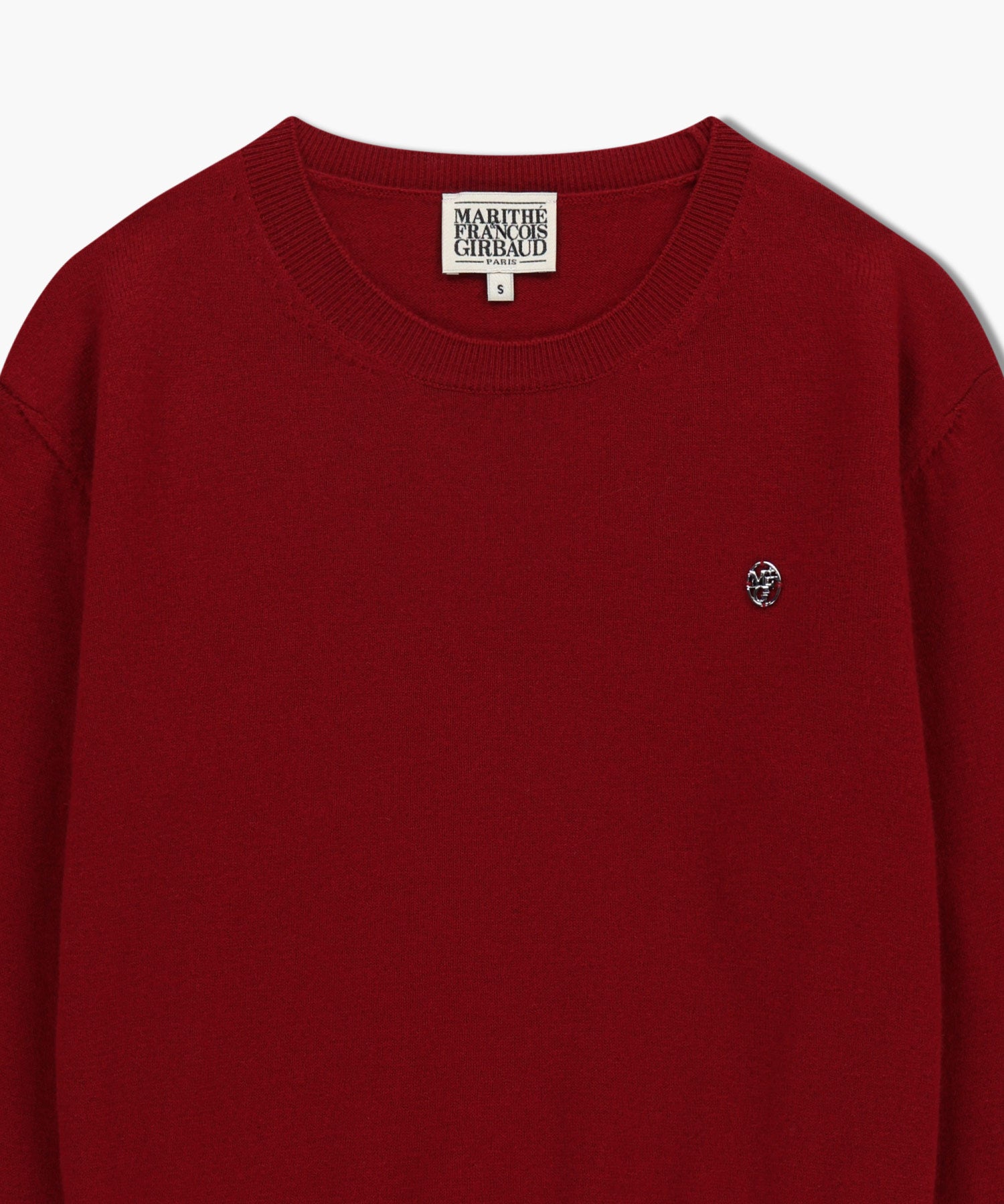 W BASIC CROP KNIT PULLOVER