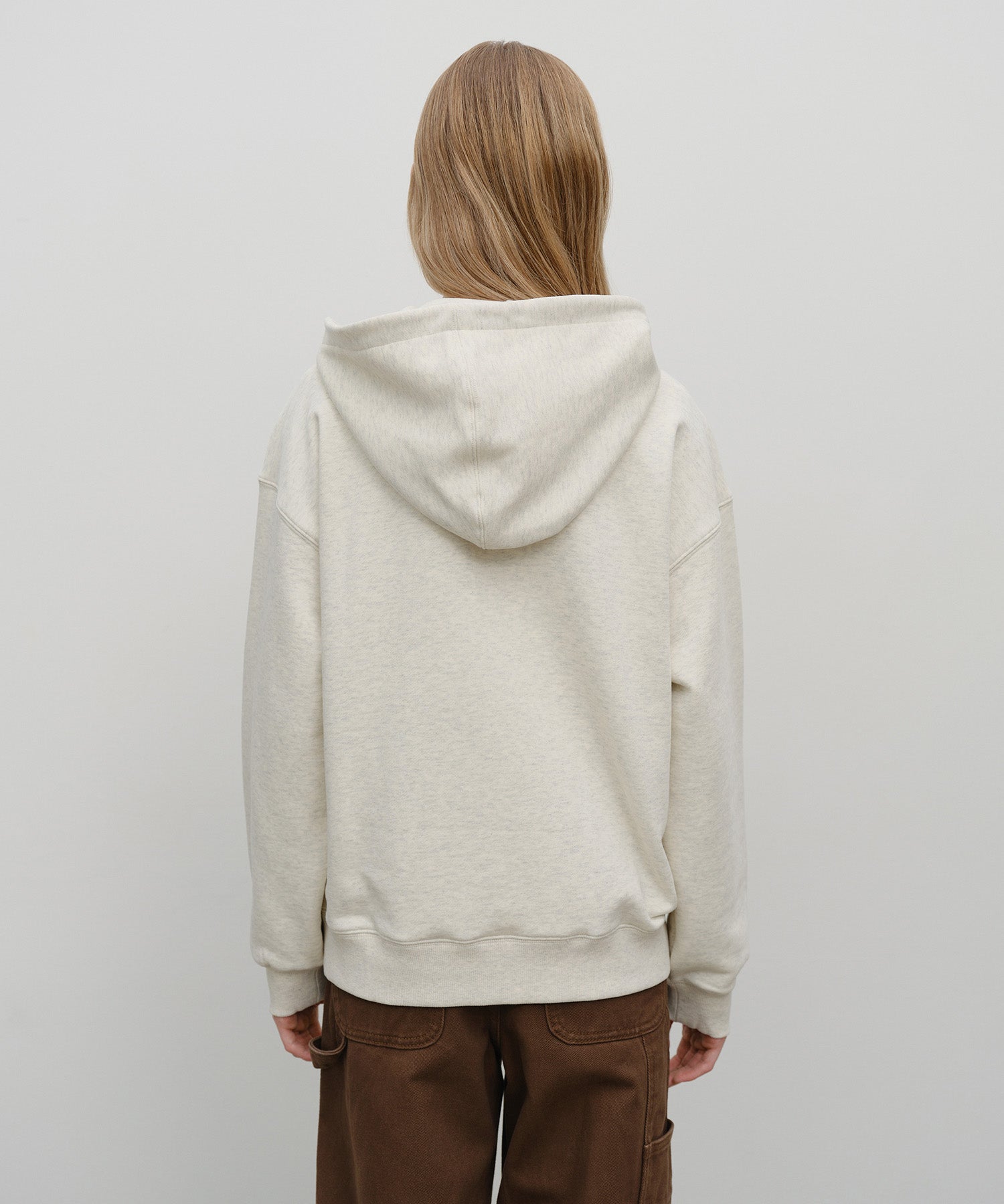 CREST CRACK LOGO OVERSIZED HOODIE