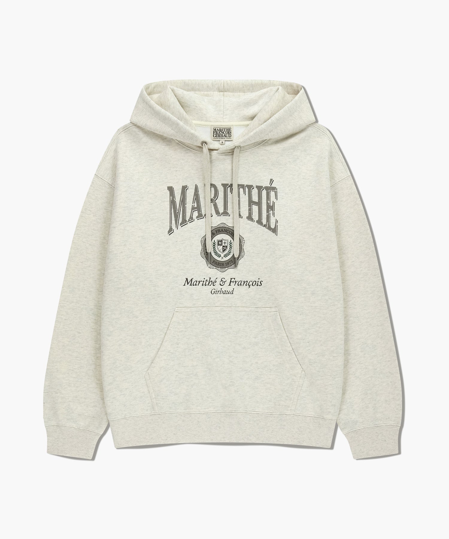 CREST CRACK LOGO OVERSIZED HOODIE