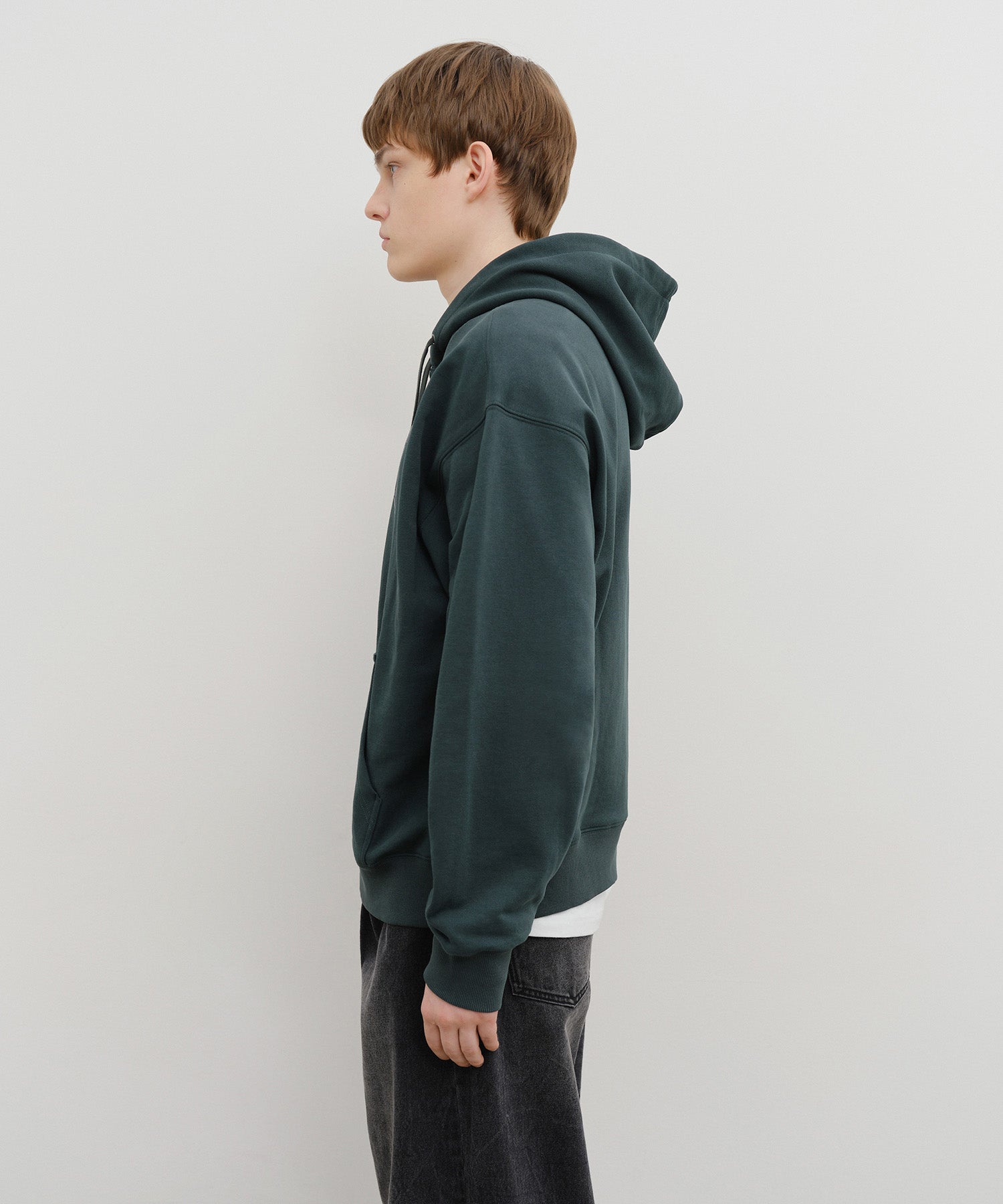 CREST CRACK LOGO OVERSIZED HOODIE