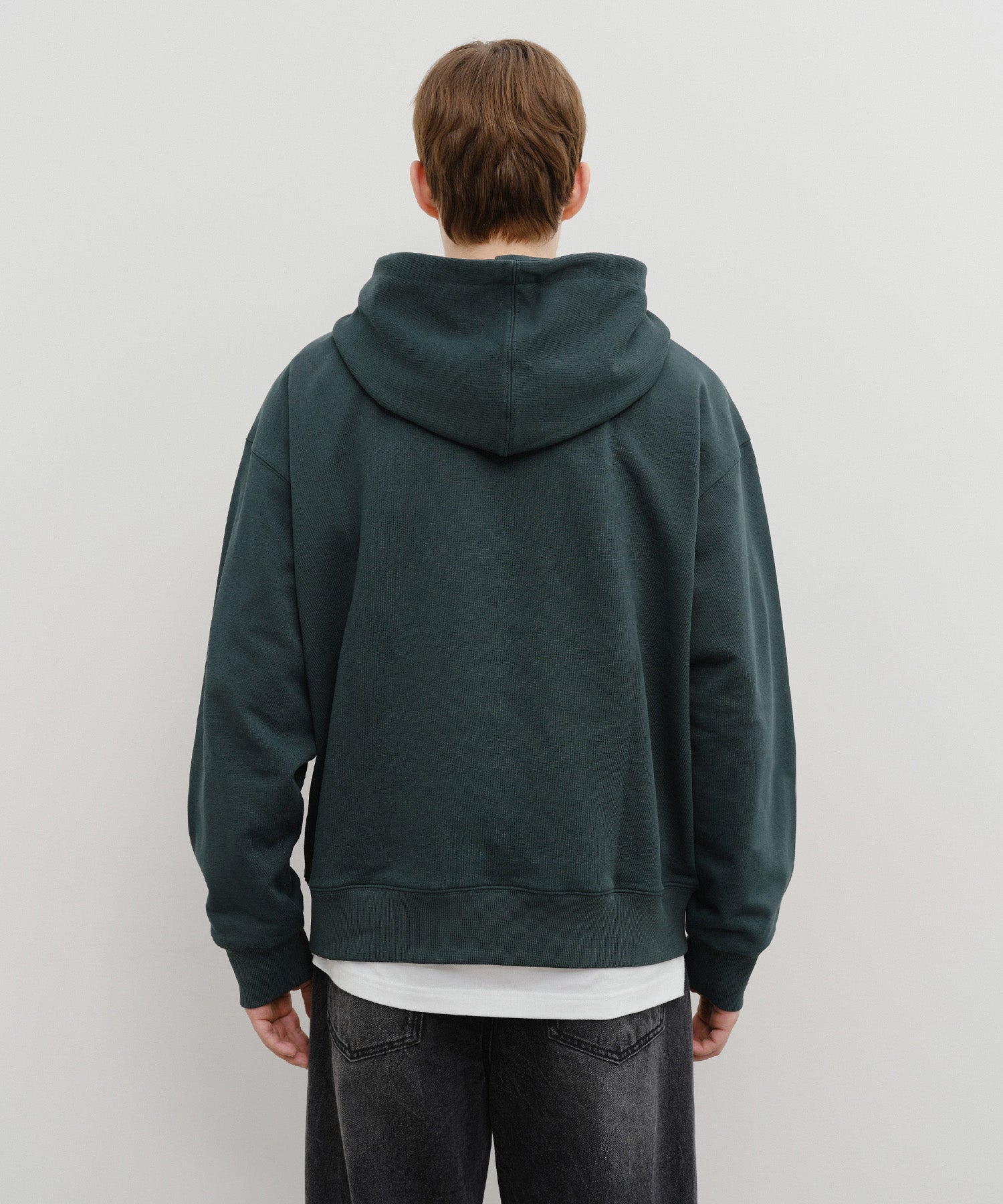 CREST CRACK LOGO OVERSIZED HOODIE