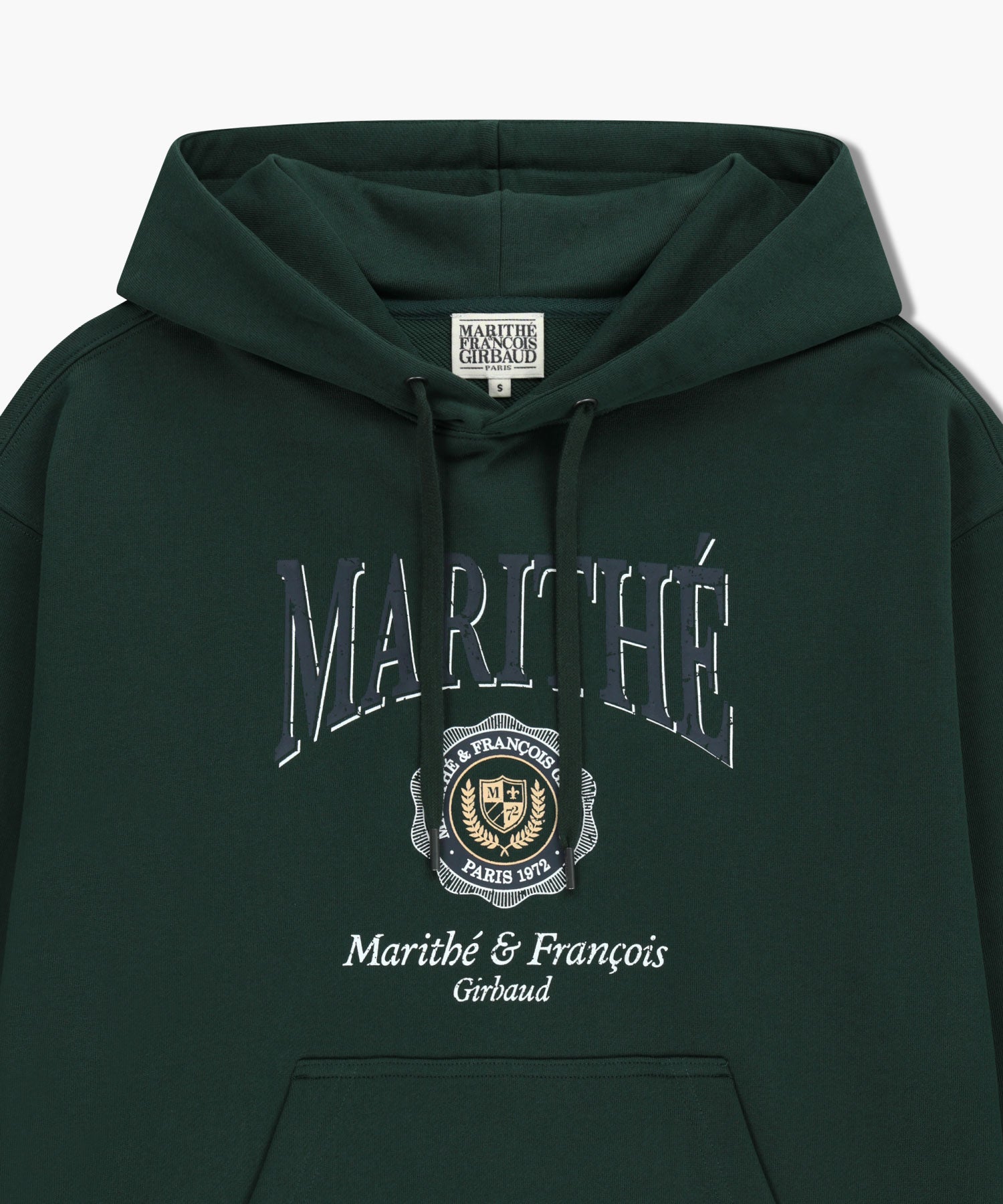 CREST CRACK LOGO OVERSIZED HOODIE