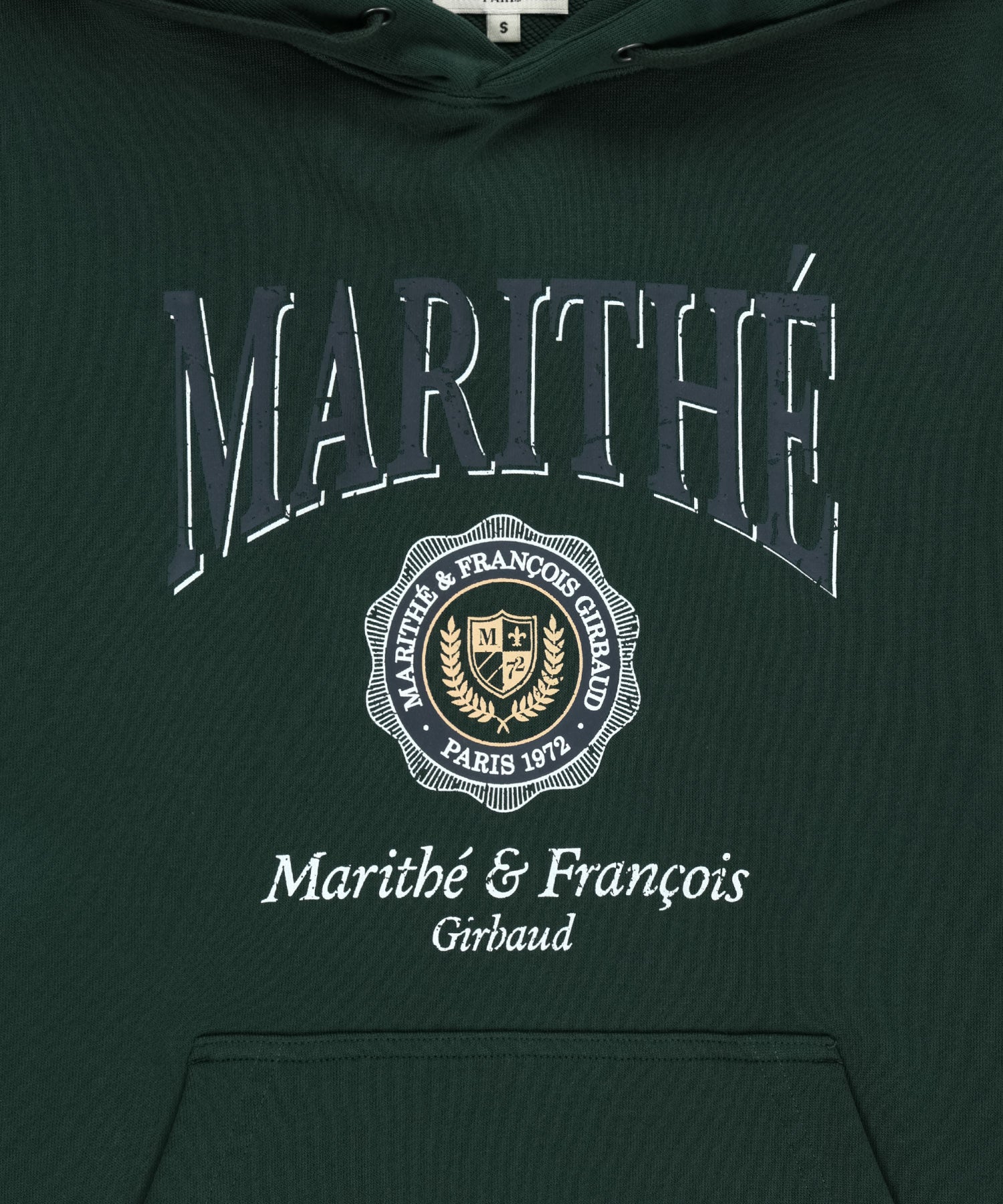 CREST CRACK LOGO OVERSIZED HOODIE
