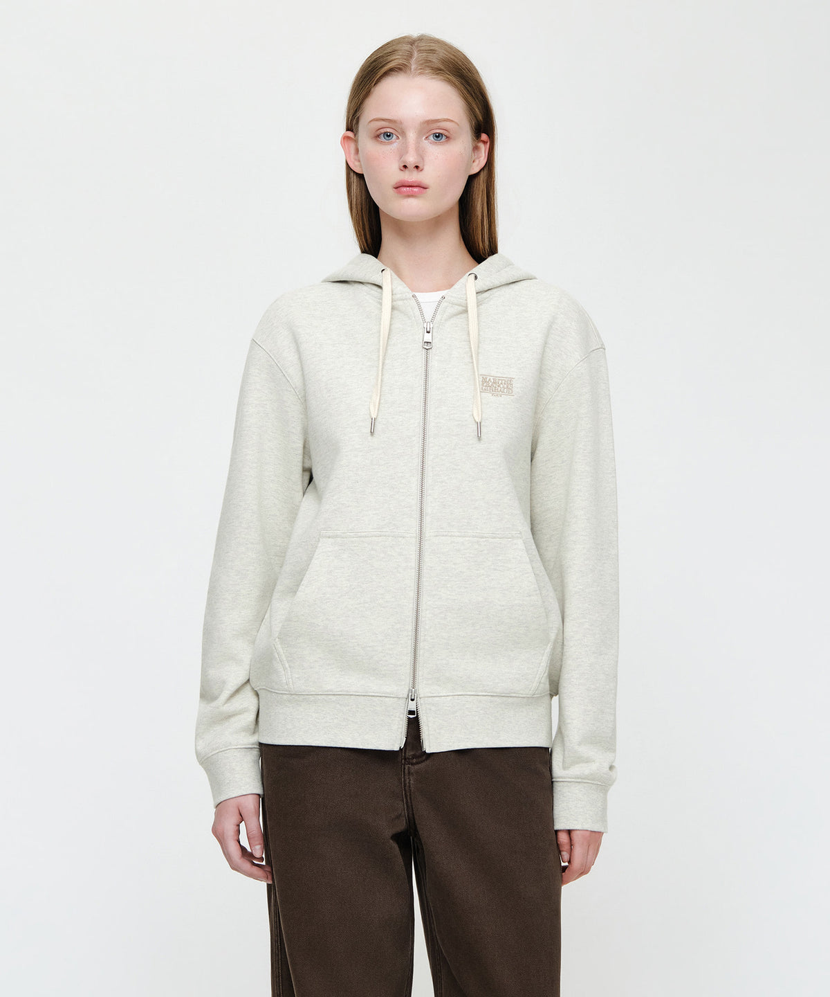 BACK CLASSIC LOGO HOODIE ZIPUP