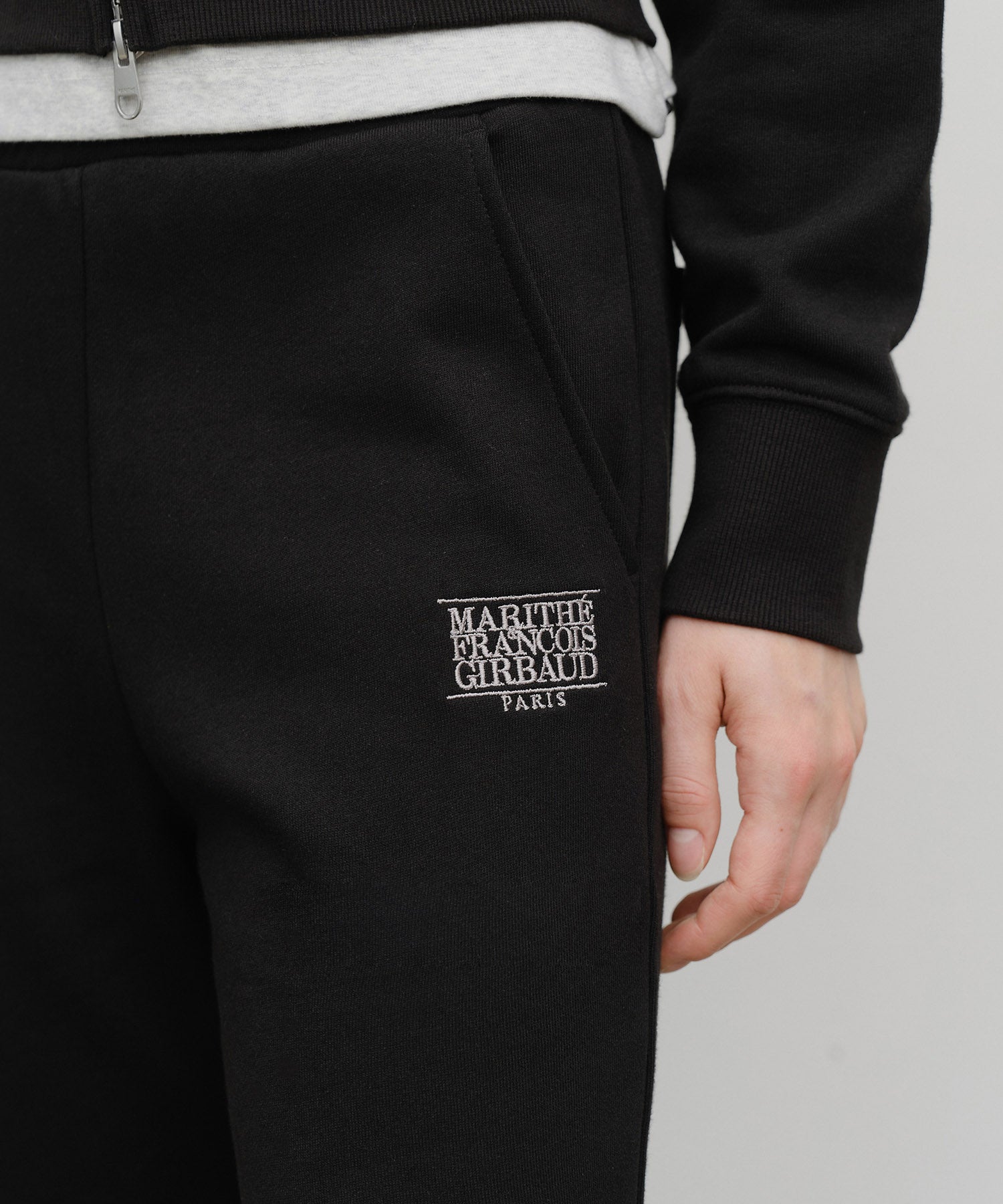 W EMBROIDERY CLASSIC LOGO SWEAT PANTS