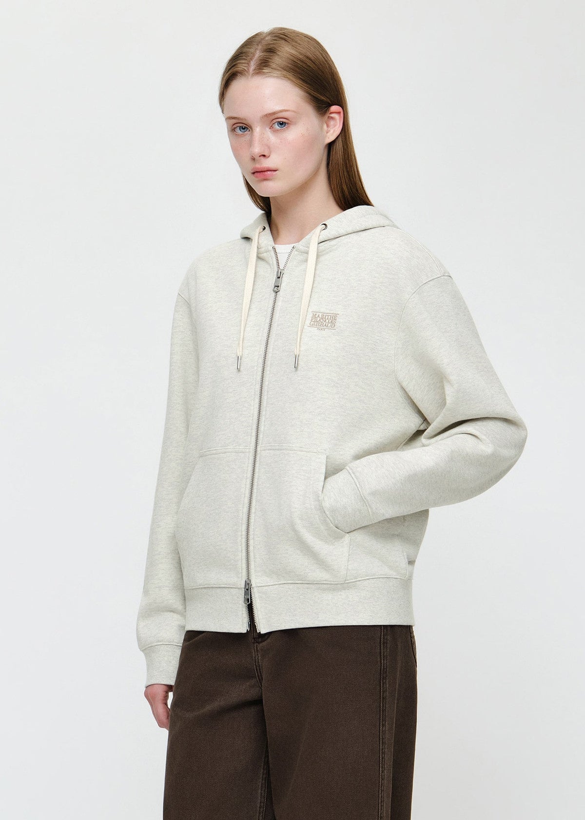 BACK CLASSIC LOGO HOODIE ZIPUP
