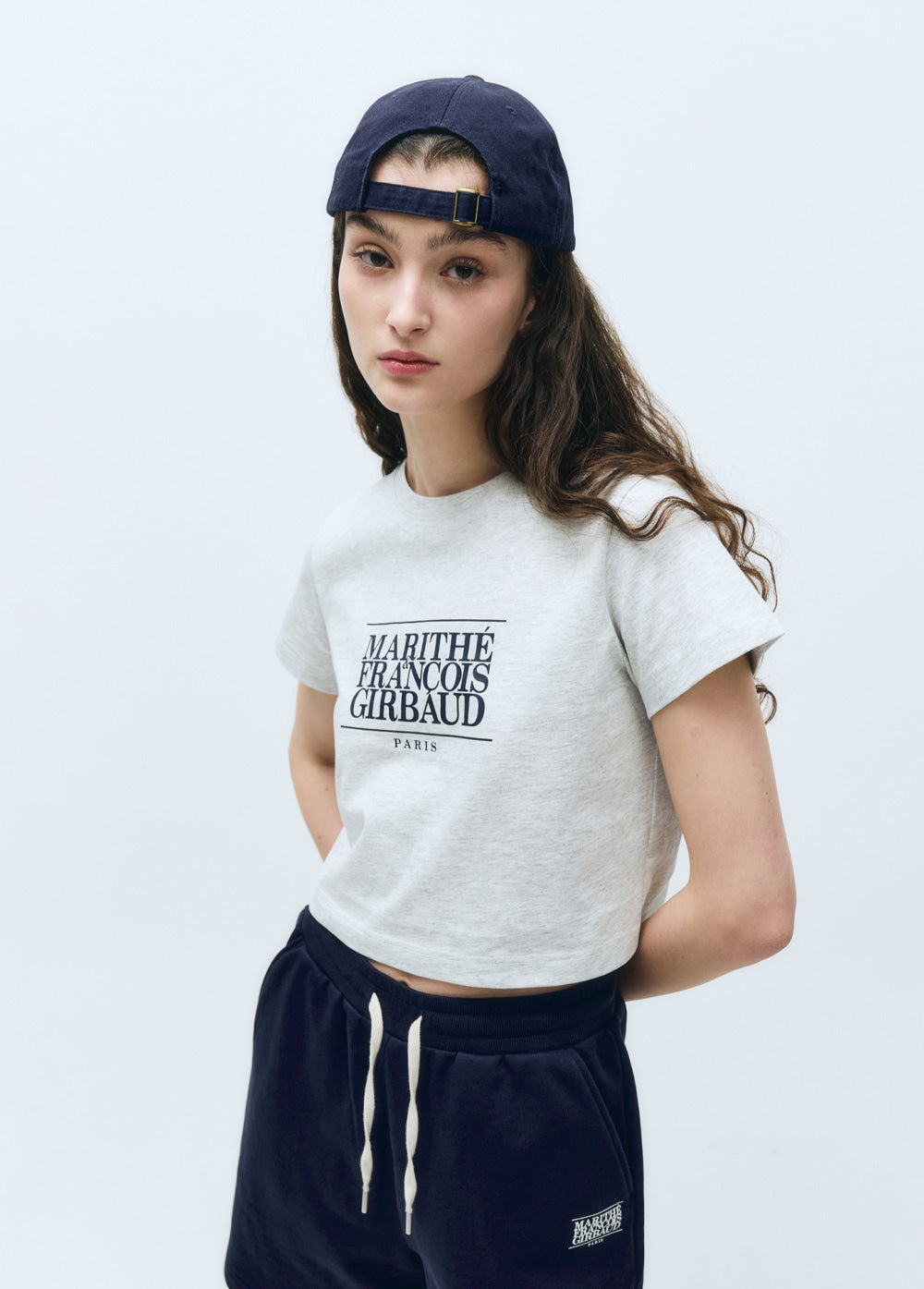 W CLASSIC LOGO CROP TEE