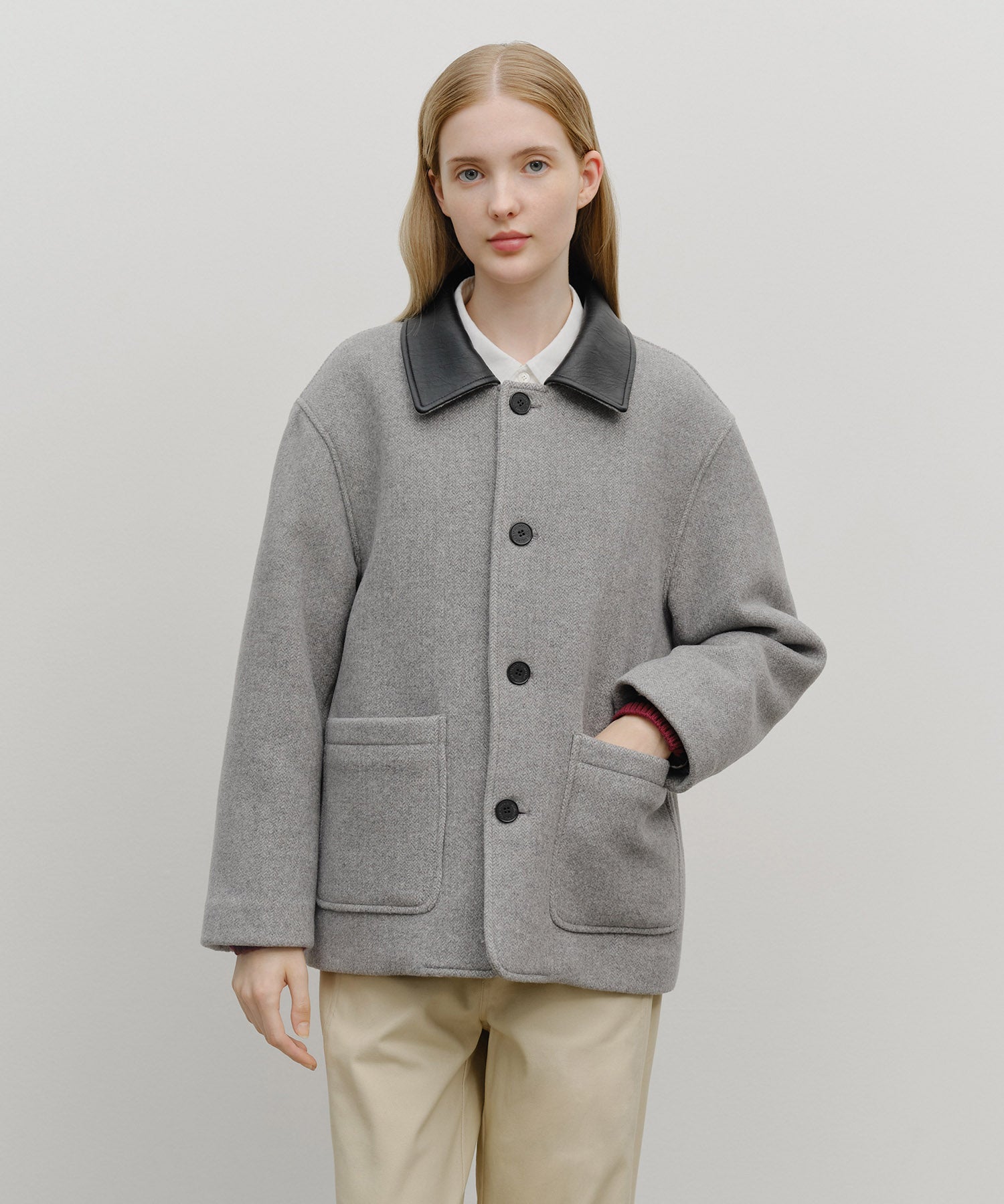 COLLAR POINT HALF COAT(発送予定:2026年1月上旬〜)