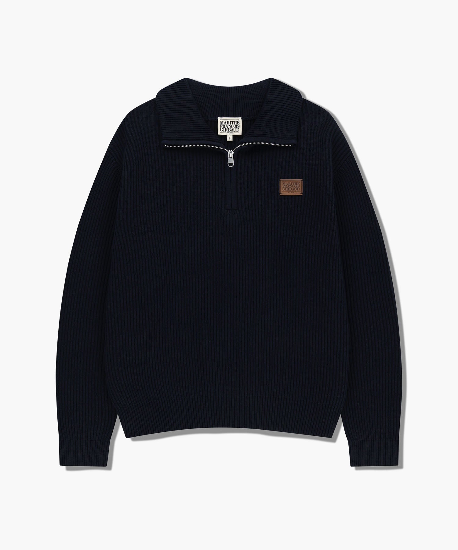 HALF NECK ZIPUP KNIT