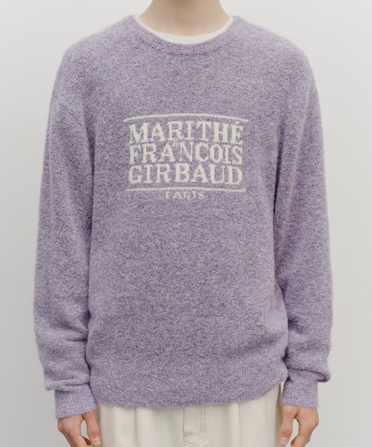 BOUCLE CLASSIC LOGO KNIT PULLOVER