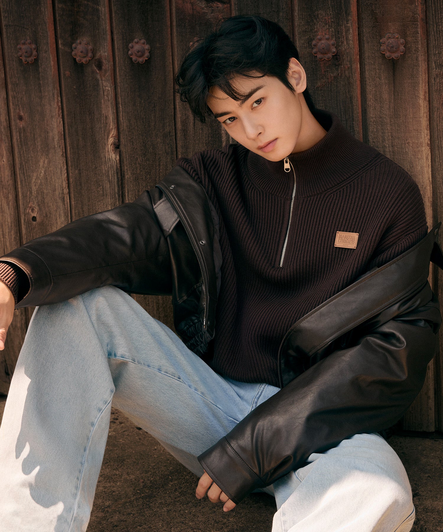 M HIGH STRAIGHT DENIM PANTS