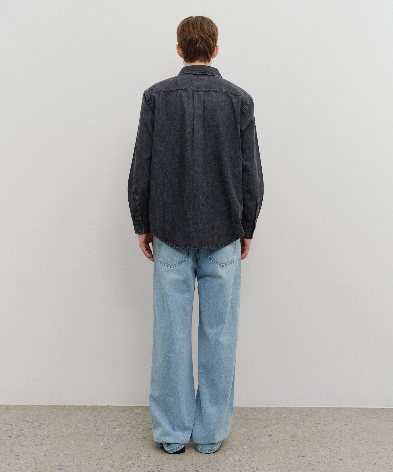 M HIGH STRAIGHT DENIM PANTS