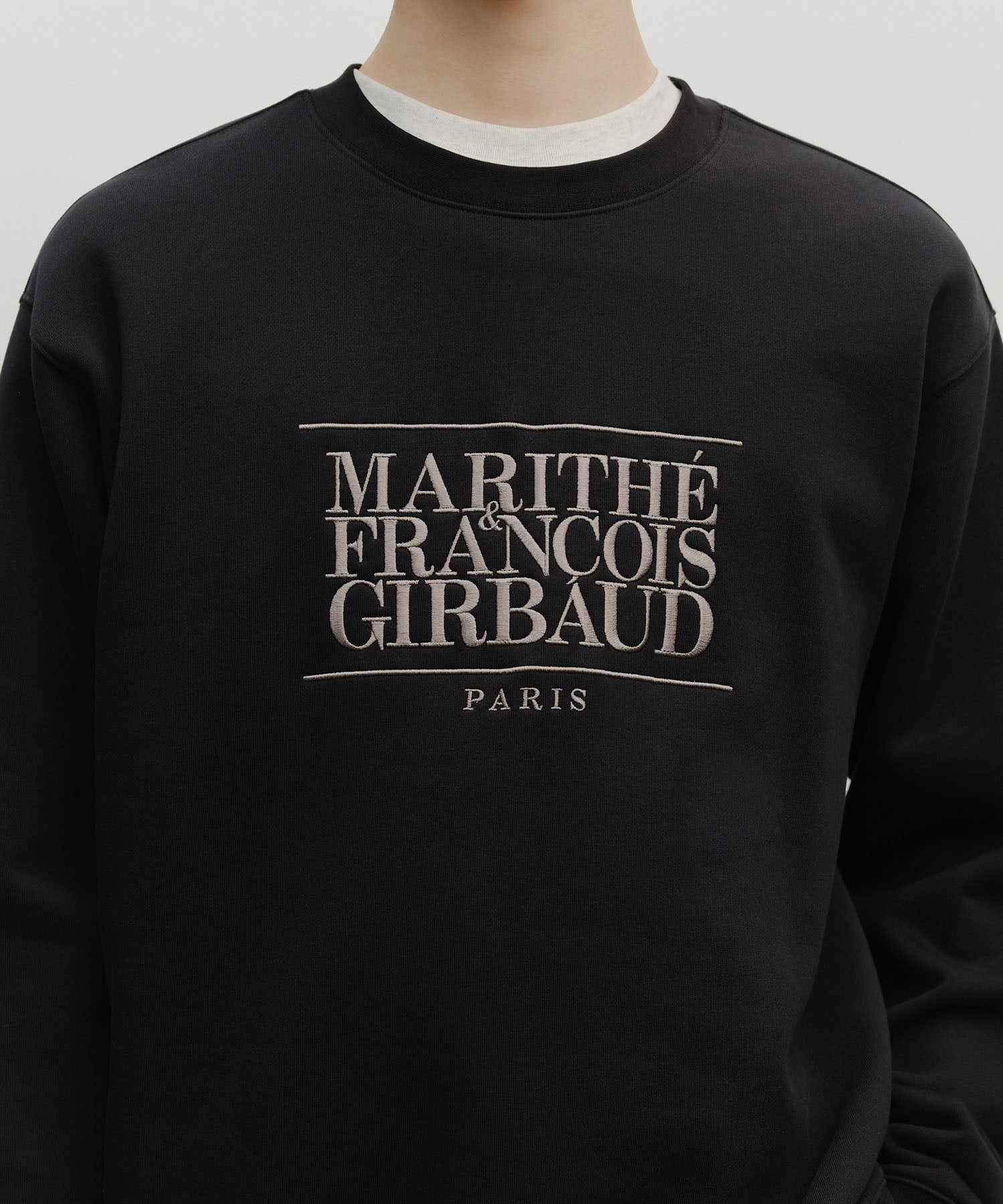 CLASSIC LOGO EMBROIDERY SWEATSHIRT (BRUSHED)