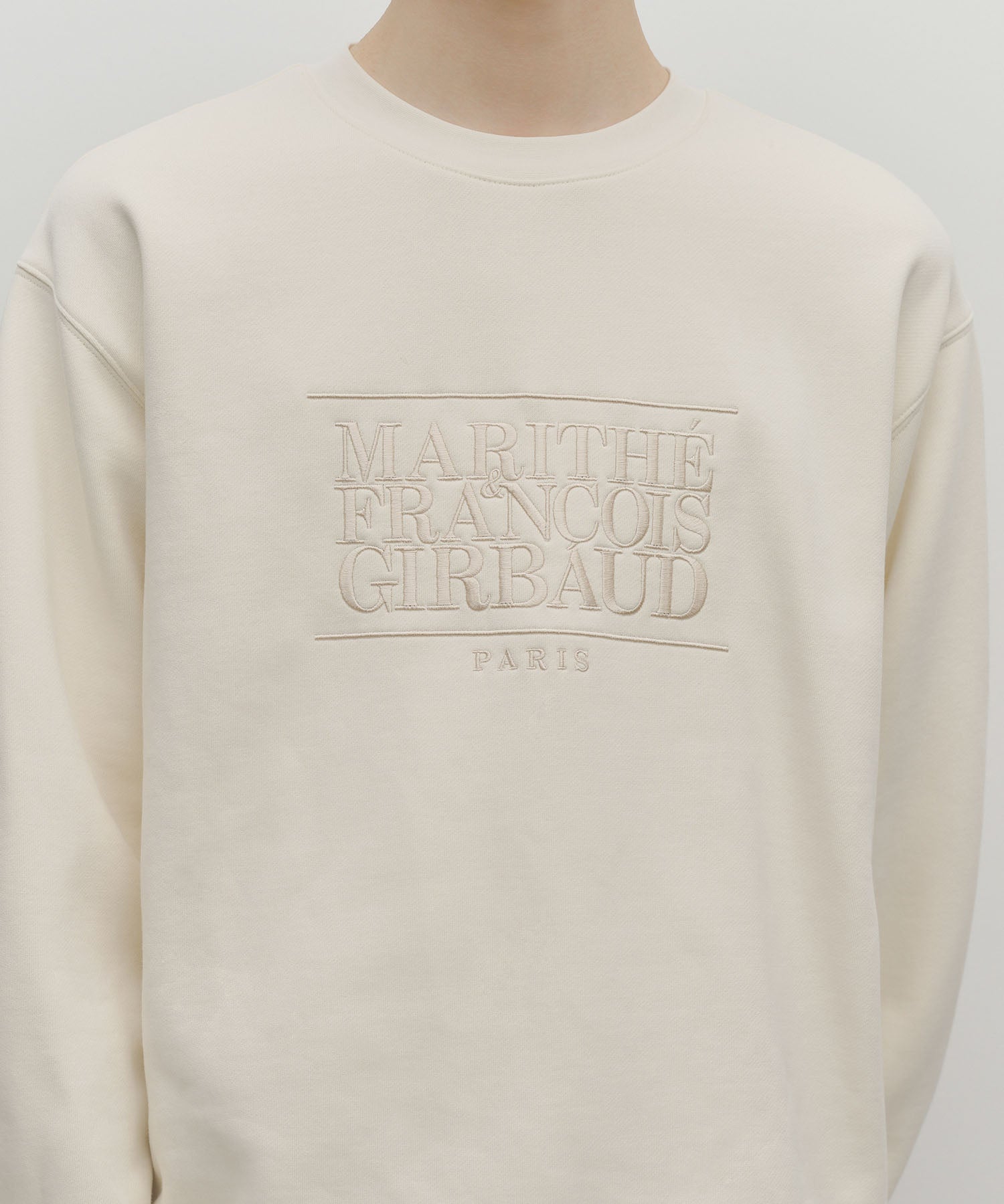 CLASSIC LOGO EMBROIDERY SWEATSHIRT (BRUSHED)