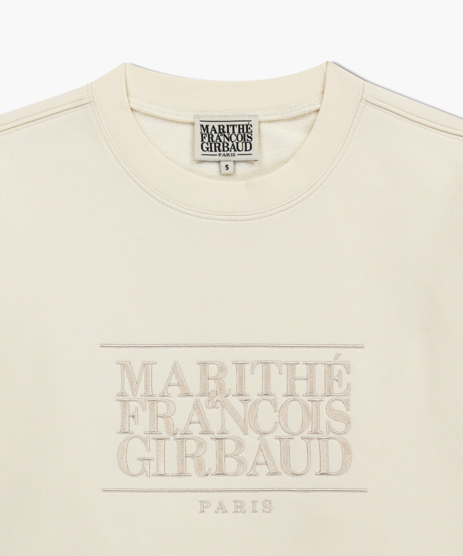 CLASSIC LOGO EMBROIDERY SWEATSHIRT (BRUSHED)