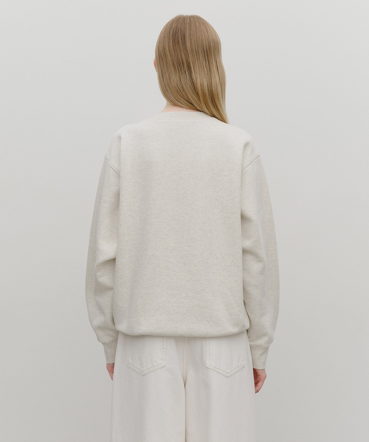 CLASSIC LOGO EMBROIDERY SWEATSHIRT (BRUSHED)