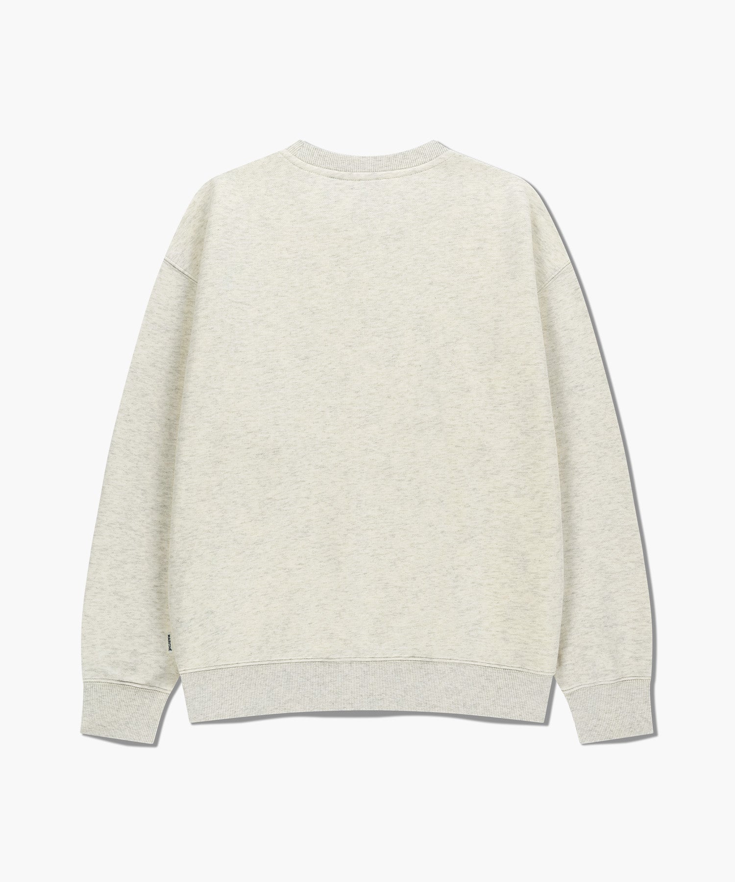 APPLIQUE LOGO OVERSIZED SWEATSHIRT (BRUSHED)