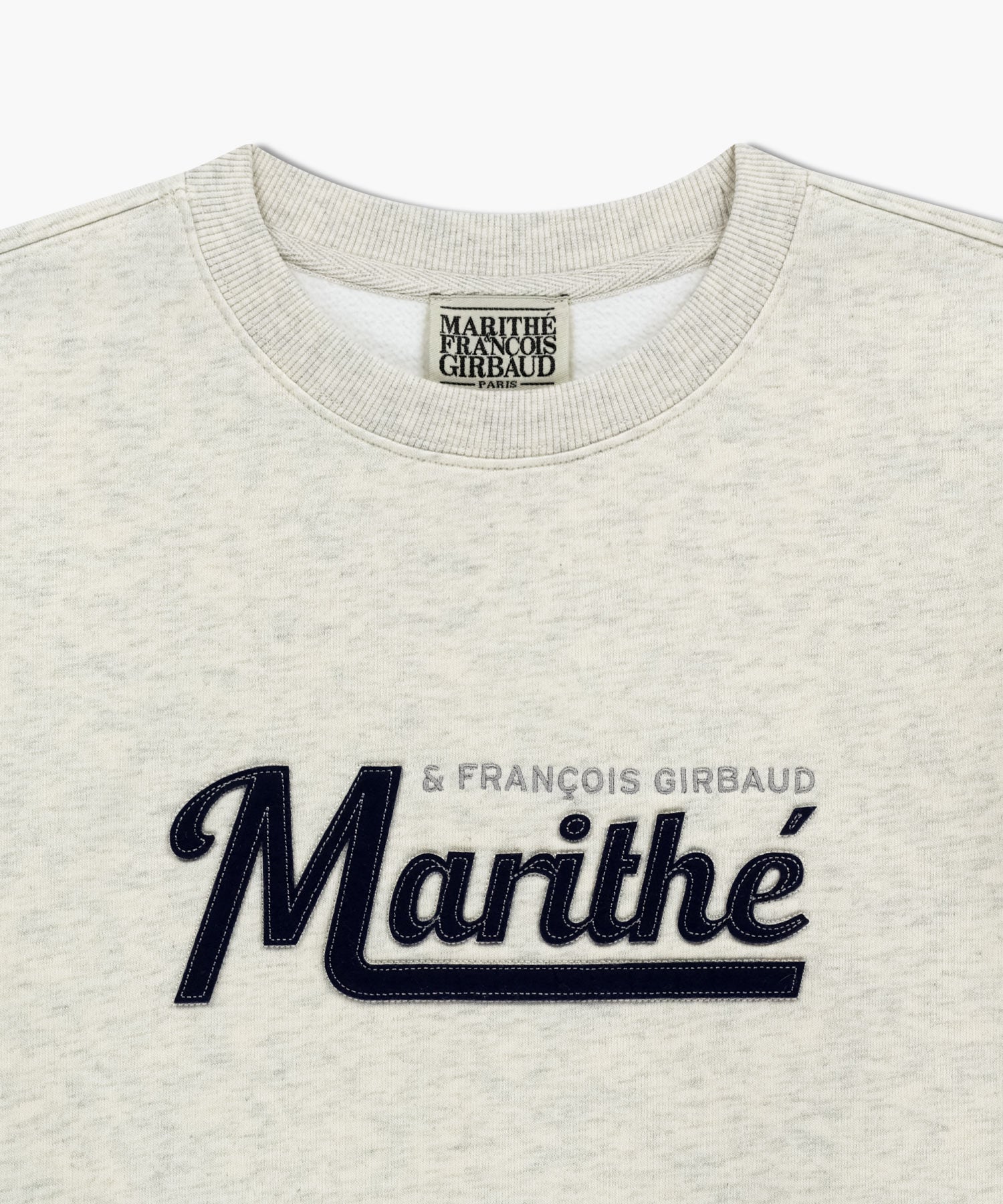 APPLIQUE LOGO OVERSIZED SWEATSHIRT (BRUSHED)