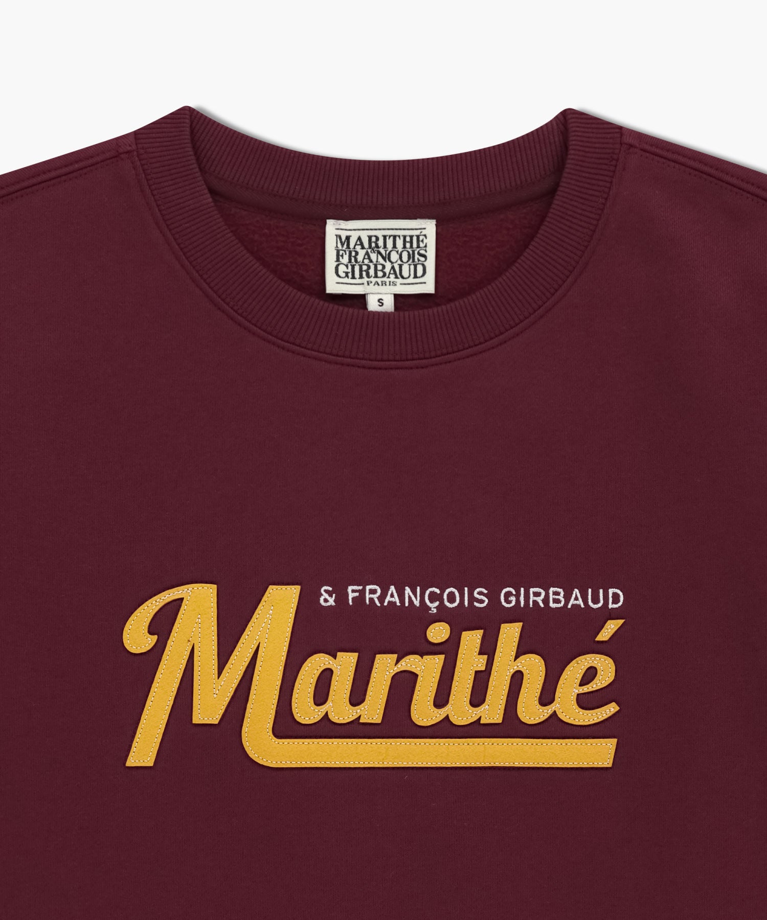 APPLIQUE LOGO OVERSIZED SWEATSHIRT (BRUSHED)