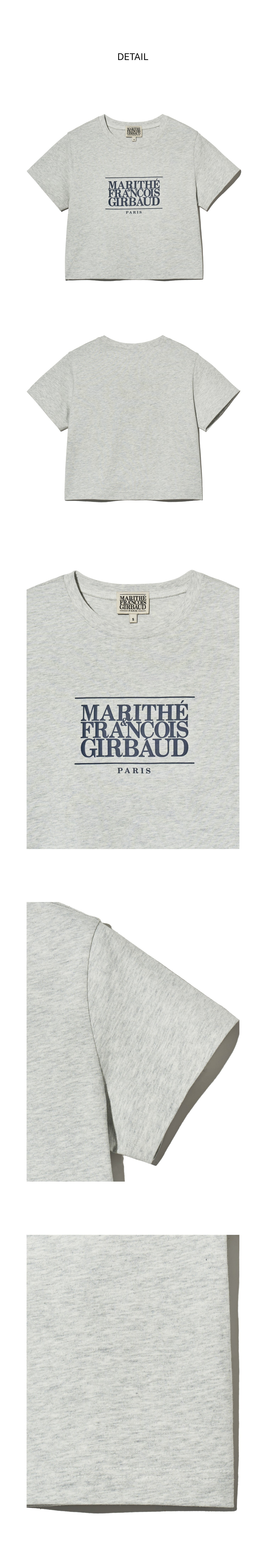 W CLASSIC LOGO CROP TEE