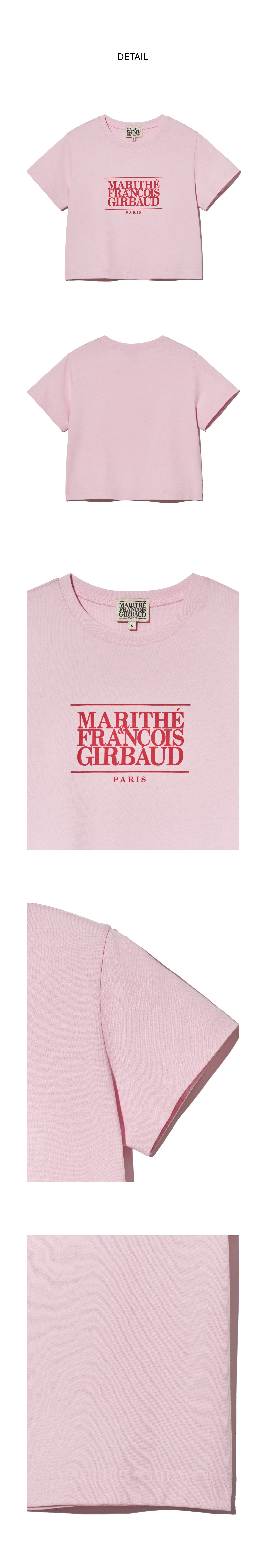 W CLASSIC LOGO CROP TEE