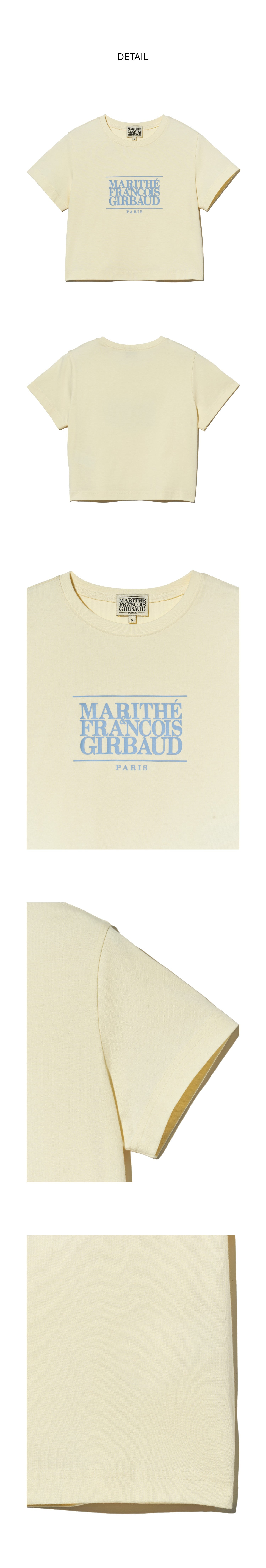 W CLASSIC LOGO CROP TEE