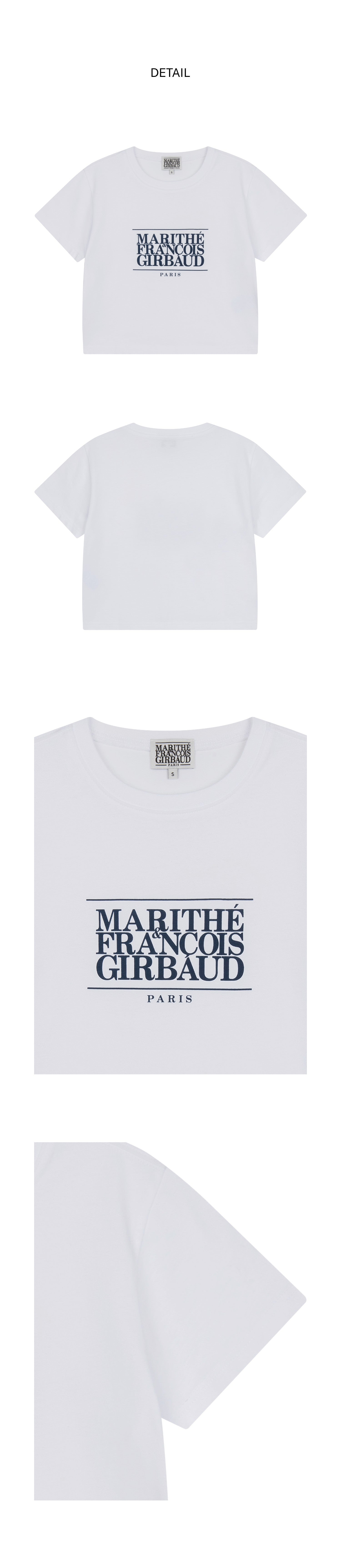 W CLASSIC LOGO CROP TEE