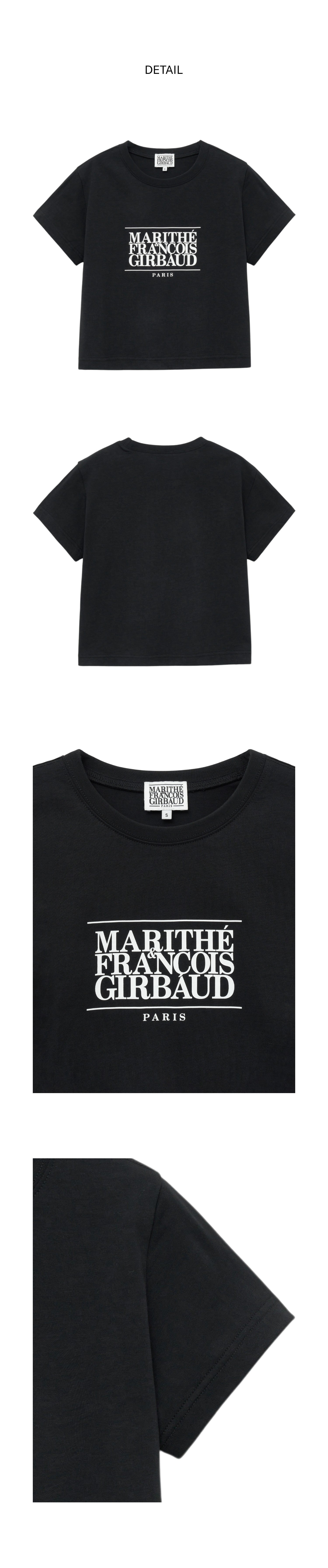 W CLASSIC LOGO CROP TEE