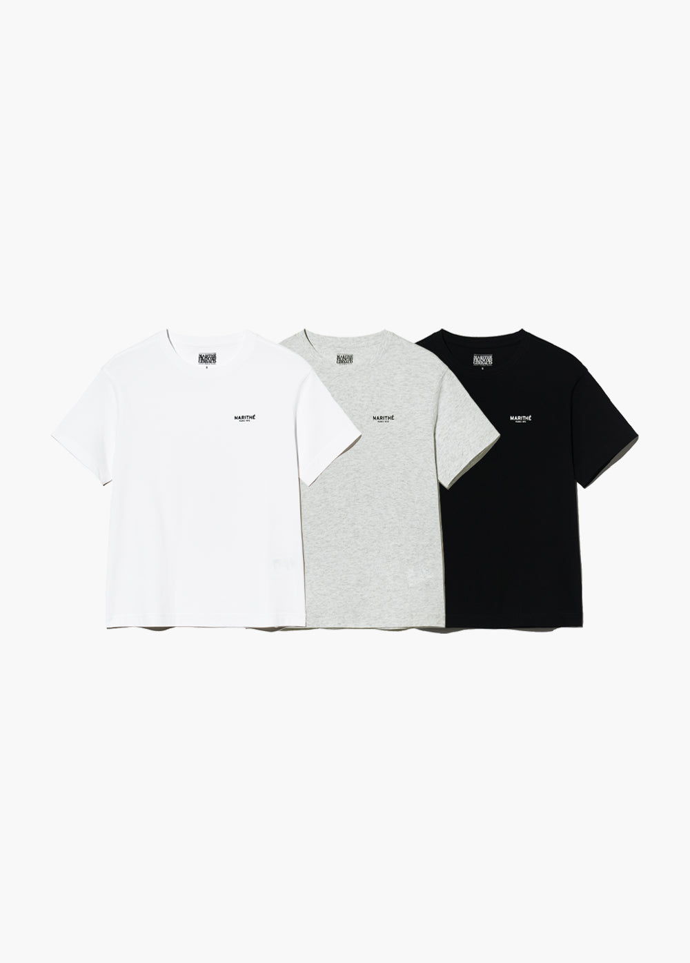 W 3PACK SMALL REGULAR LOGO TEE