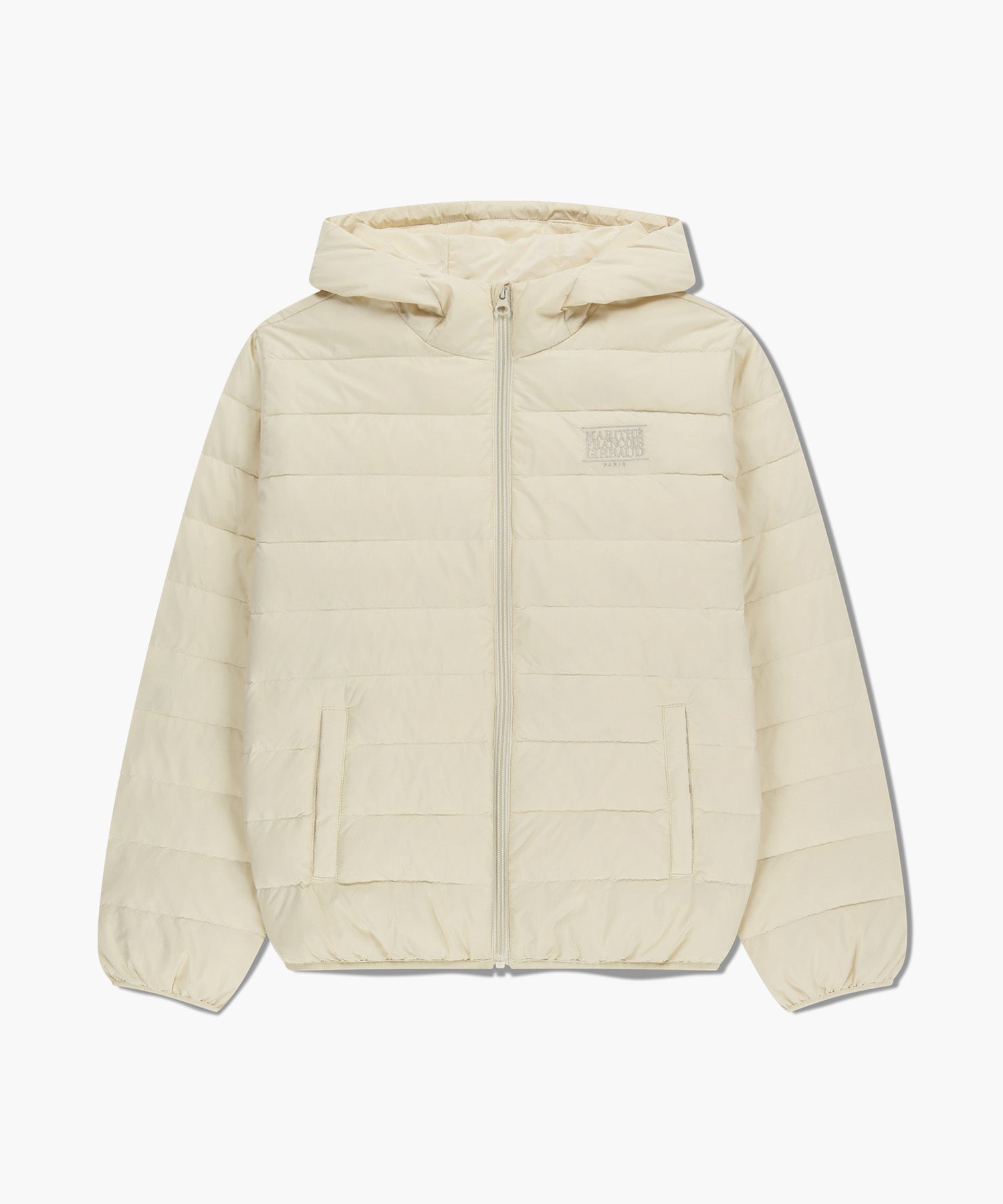 CLASSIC LOGO HOODED LIGHT DOWN JACKET