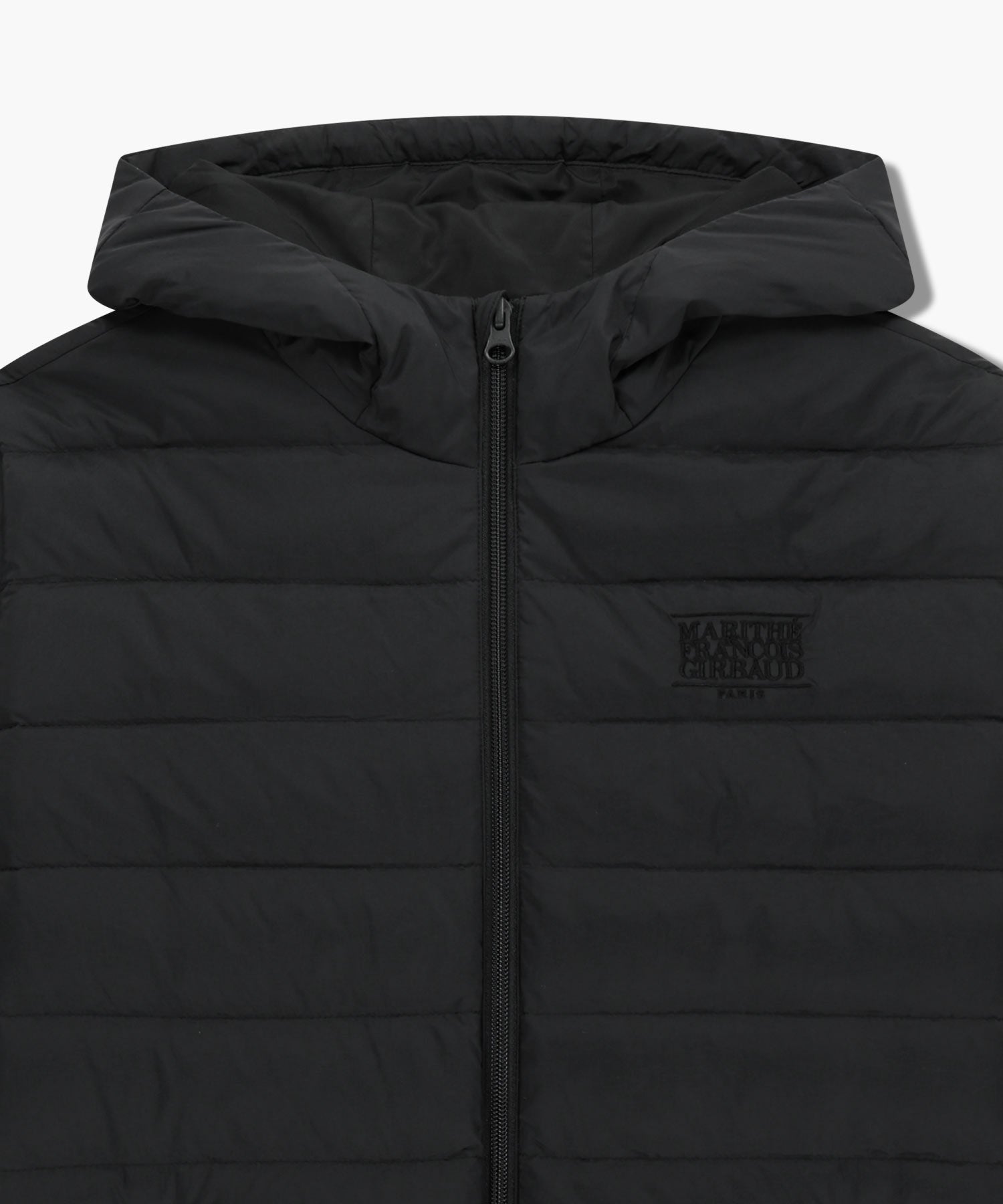 CLASSIC LOGO HOODED LIGHT DOWN JACKET