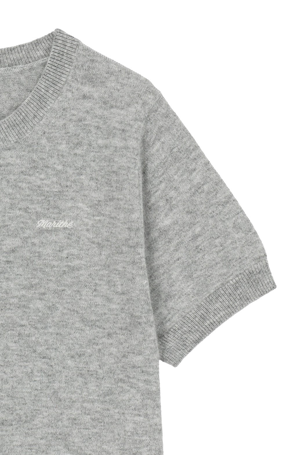 W SMALL CLASSIC LOGO ROUND NECK CARDIGAN SET UP