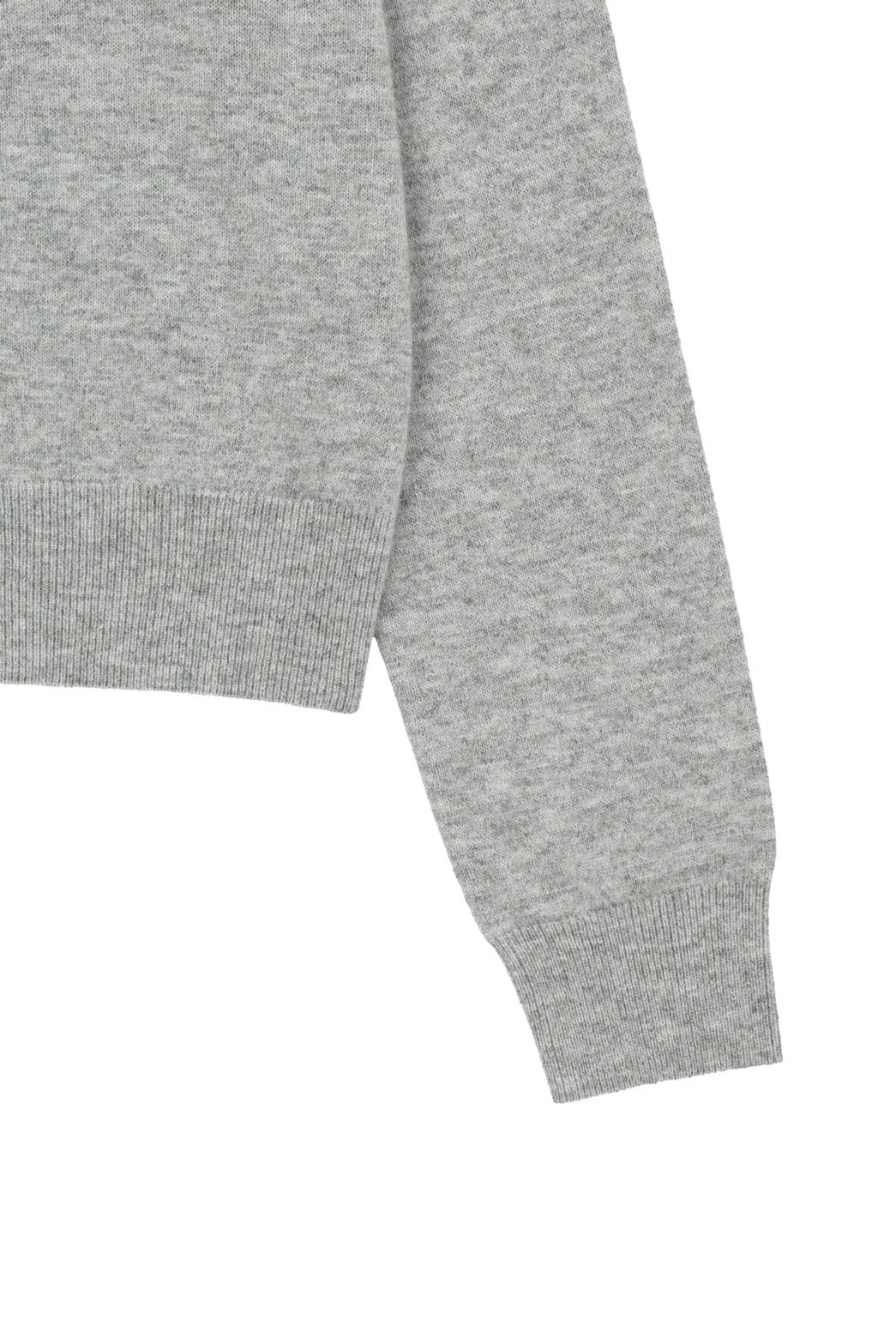 W SMALL CLASSIC LOGO ROUND NECK CARDIGAN SET UP