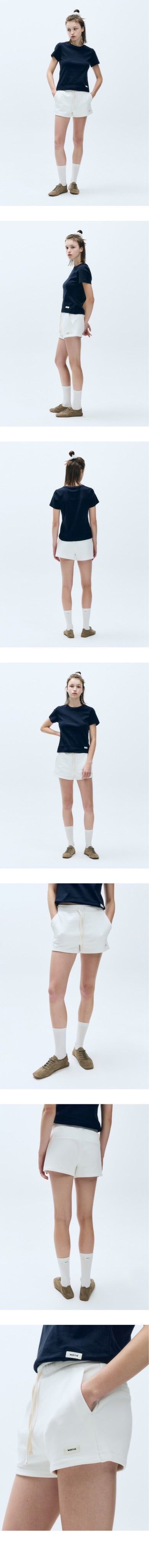 W BASIC SWEAT SHORTS