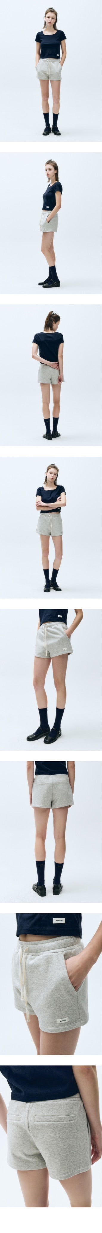 W BASIC SWEAT SHORTS