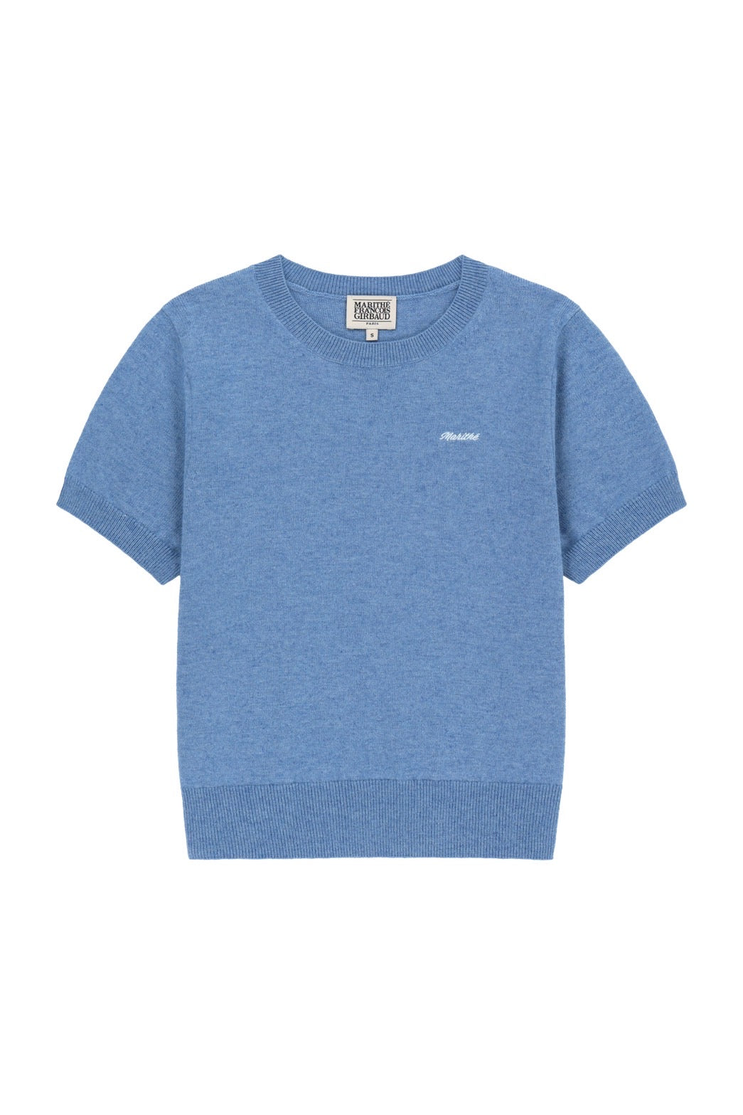 W SMALL CLASSIC LOGO ROUND NECK CARDIGAN SET UP