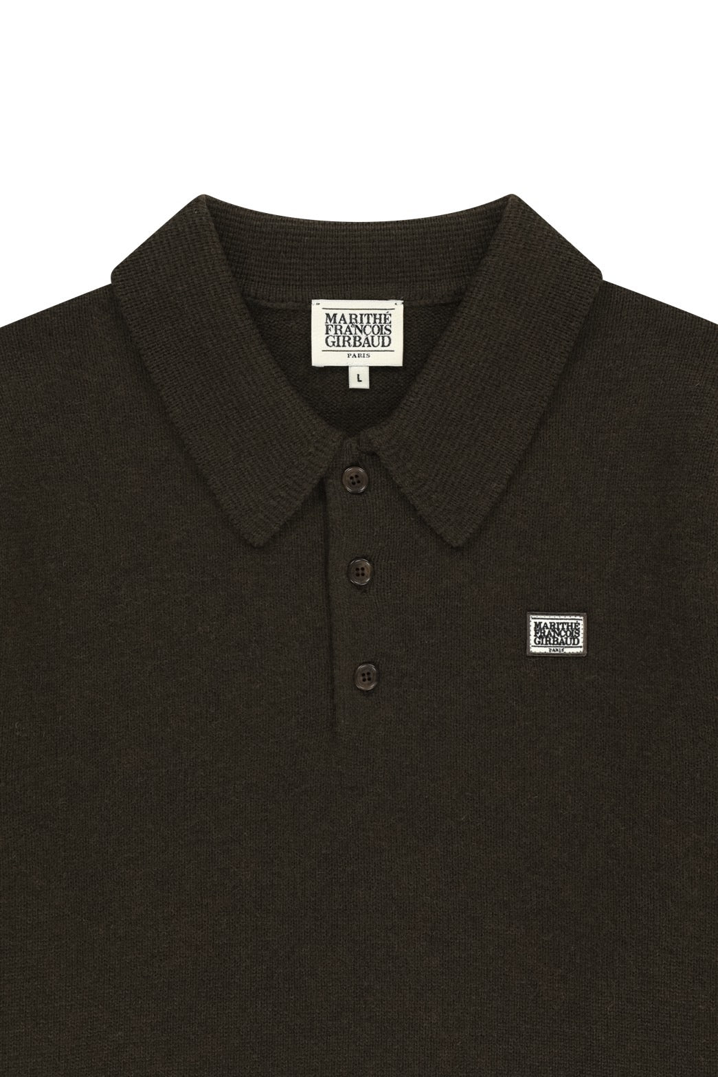 M SMALL CLASSIC LOGO COLLAR KNIT