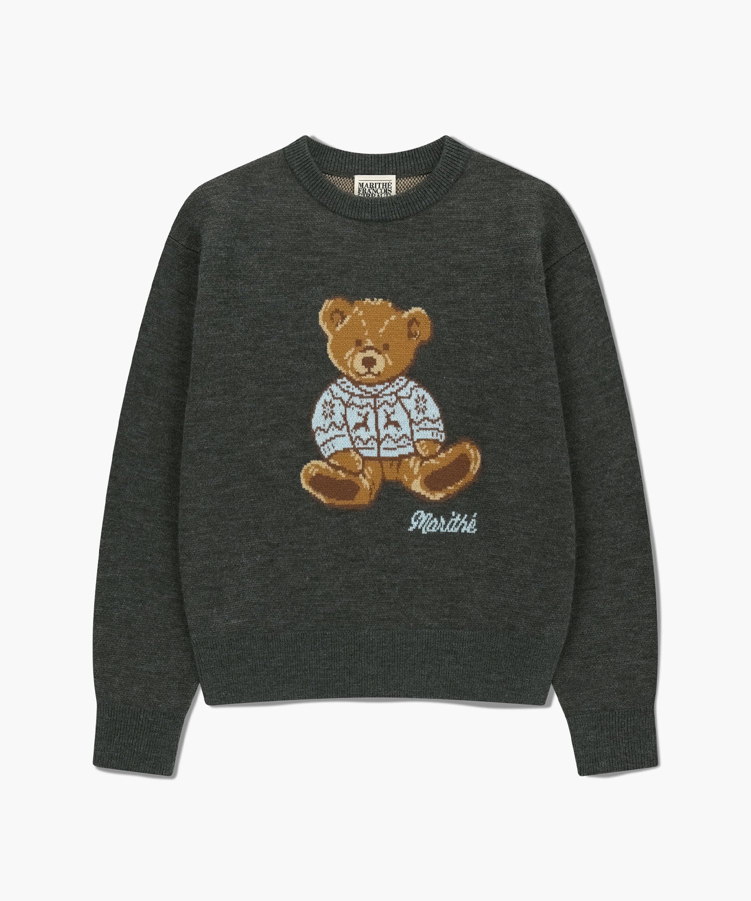 DOODLE BEAR KNIT PULLOVER