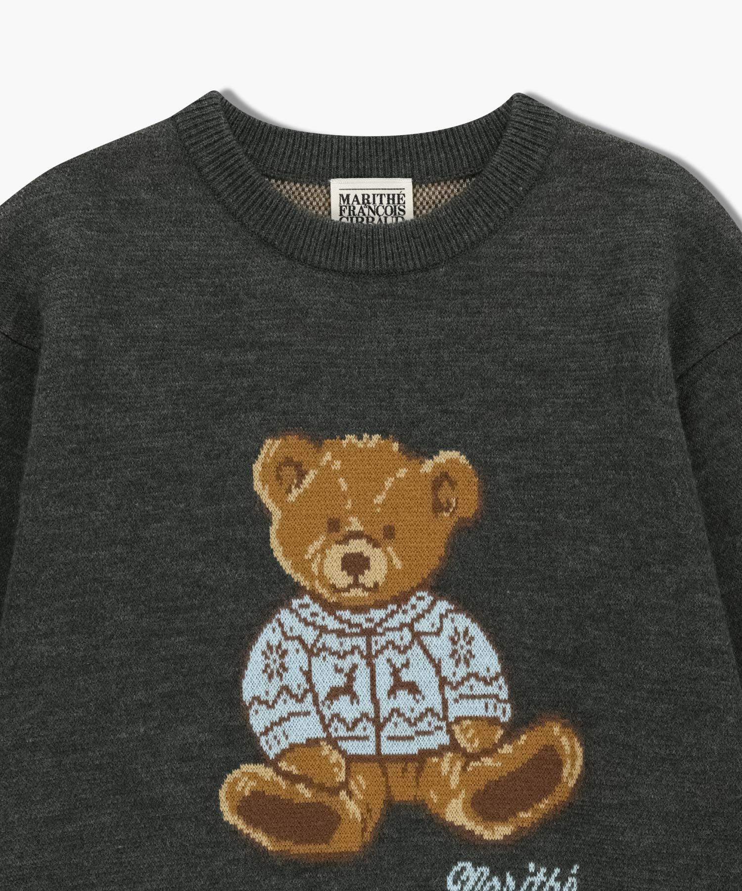 DOODLE BEAR KNIT PULLOVER