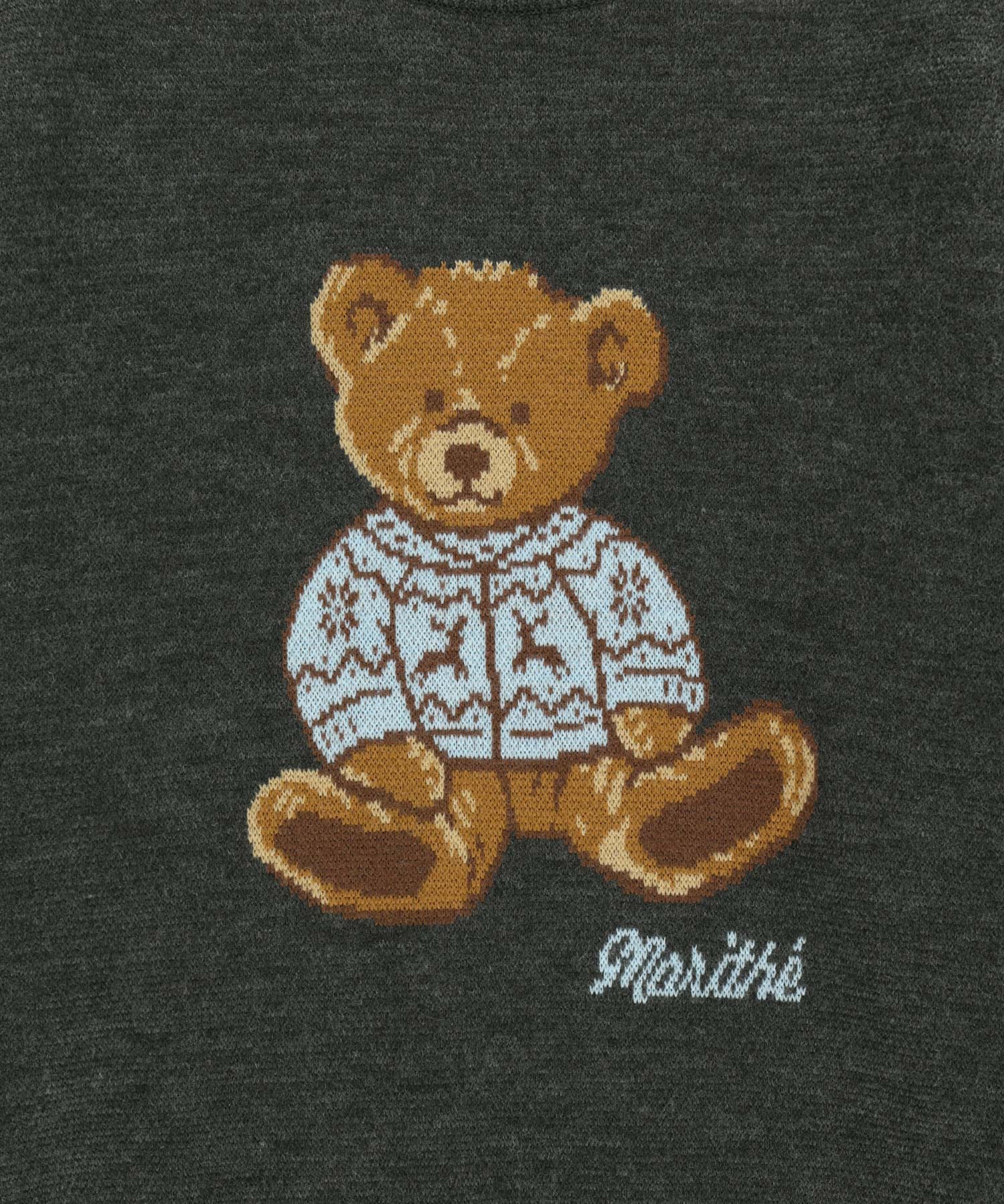 DOODLE BEAR KNIT PULLOVER