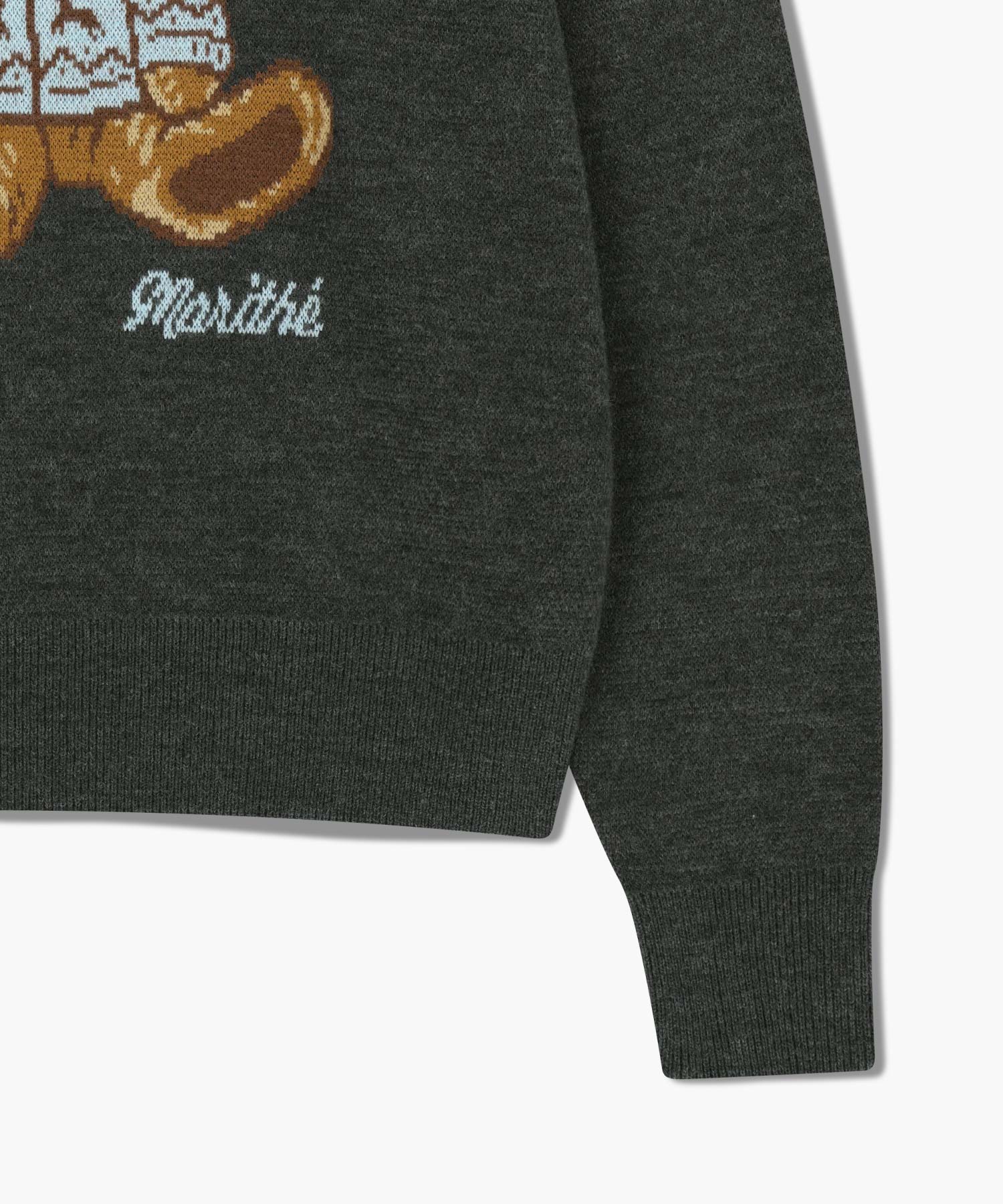 DOODLE BEAR KNIT PULLOVER