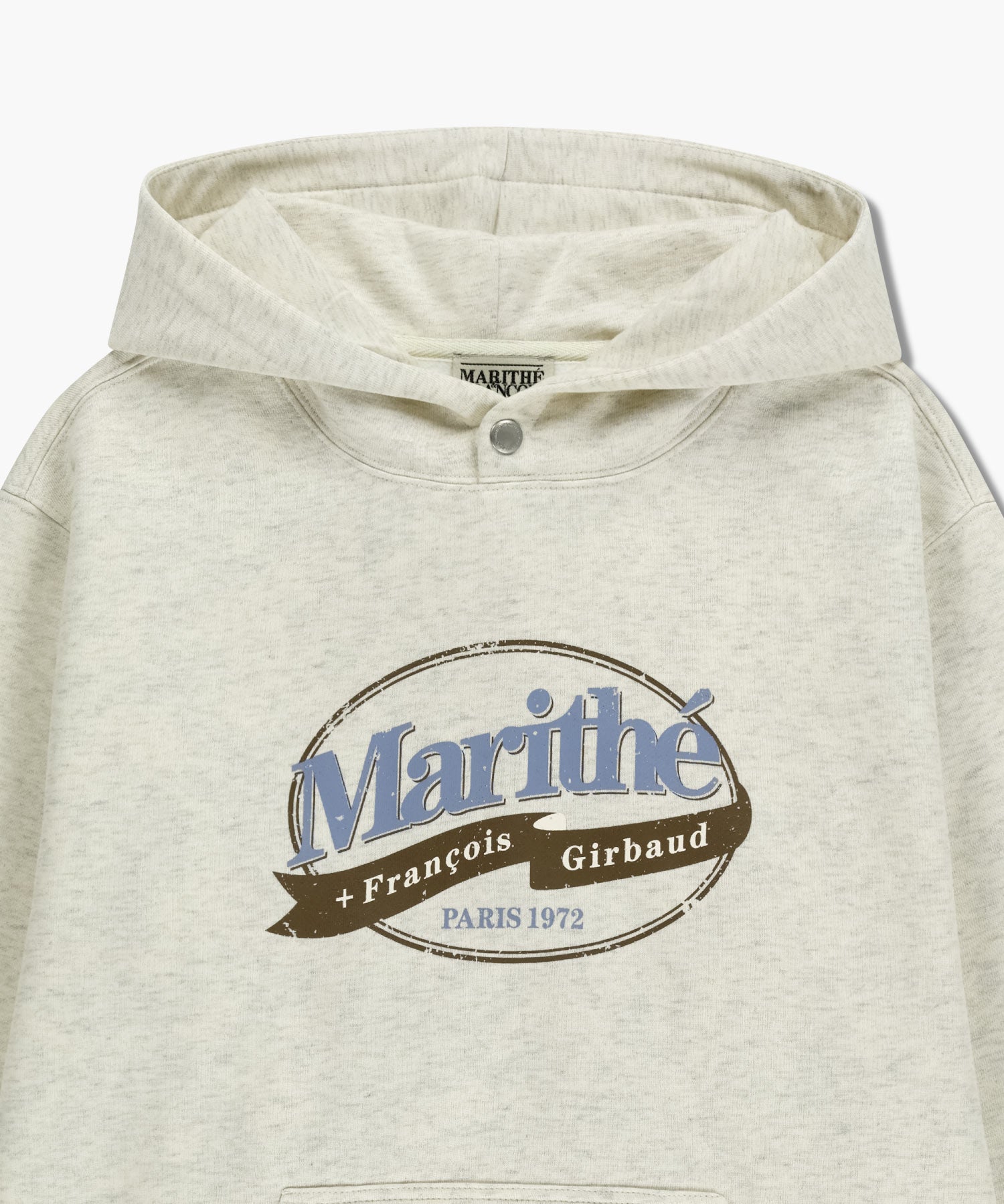 VINTAGE STAMP GRAPHIC HOODIE (BRUSHED)