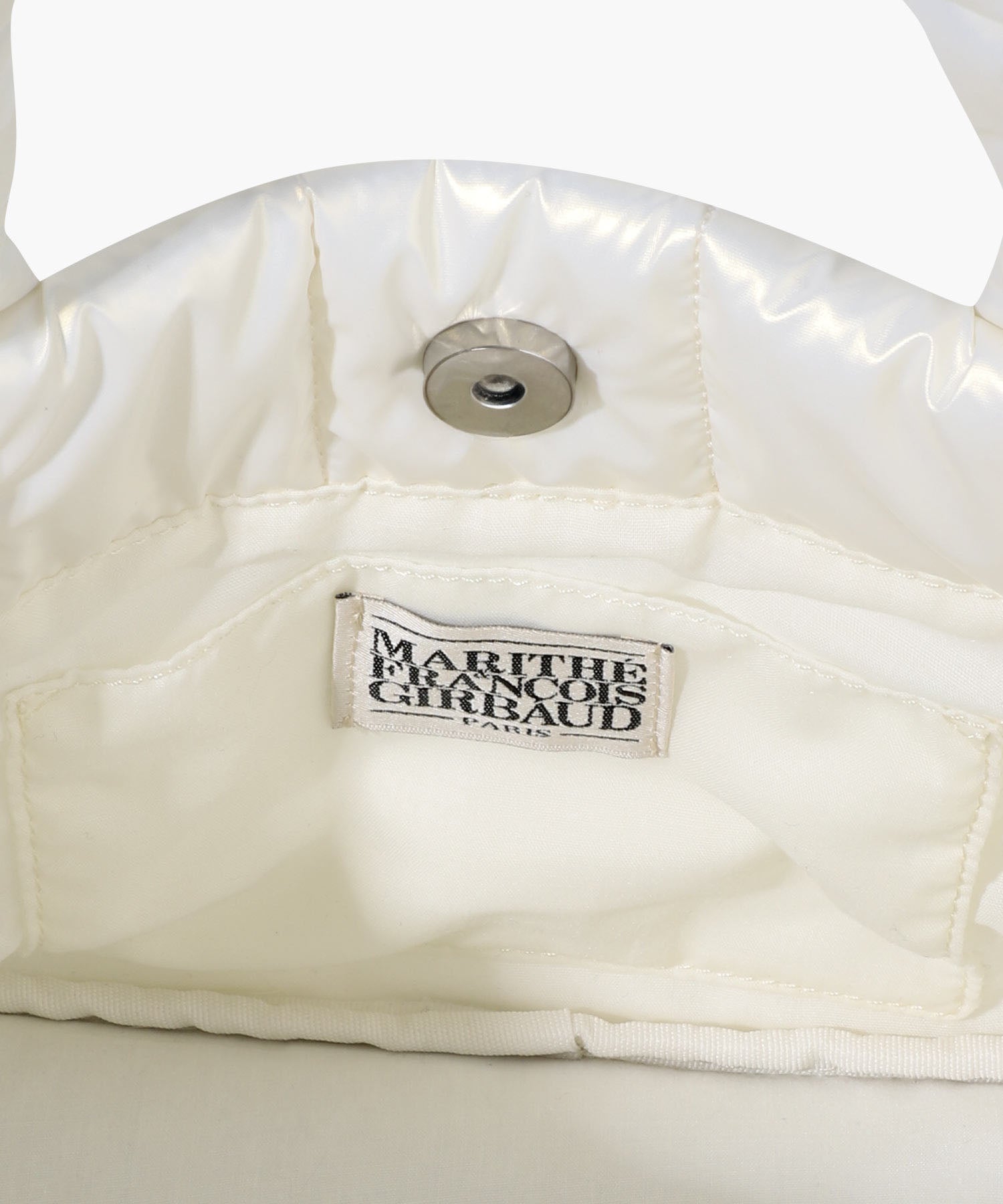 CLASSIC LOGO MATT METALLIC PADDING BAG