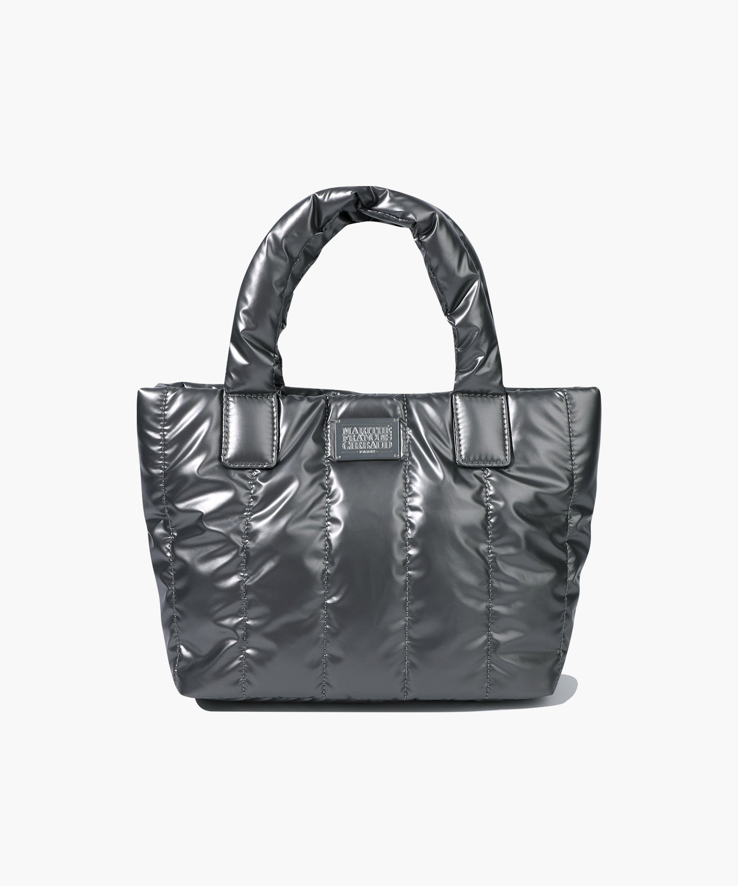 CLASSIC LOGO MATT METALLIC PADDING BAG